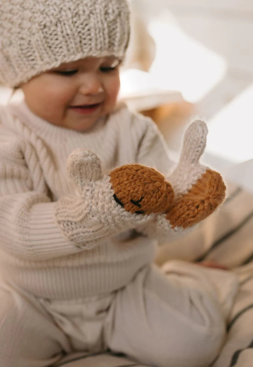 Mittens | Bear | Oatmeal