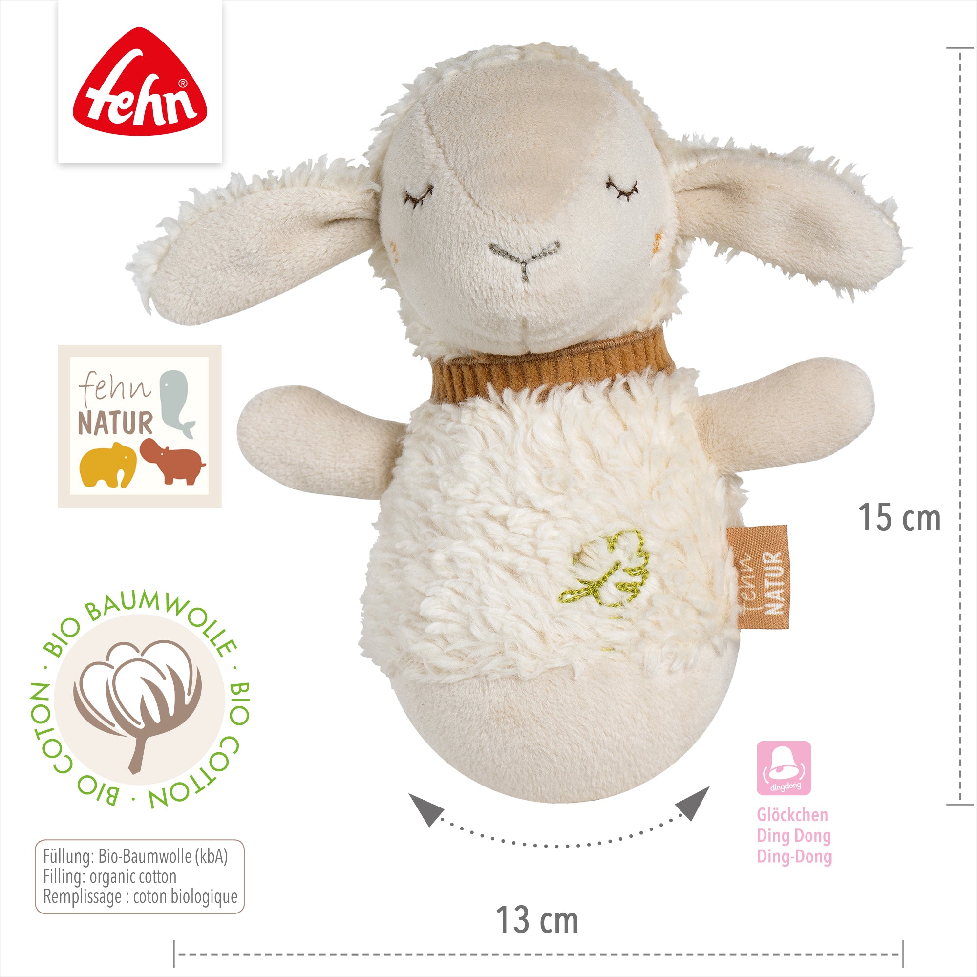 Organic Mini Roly Poly Sheep