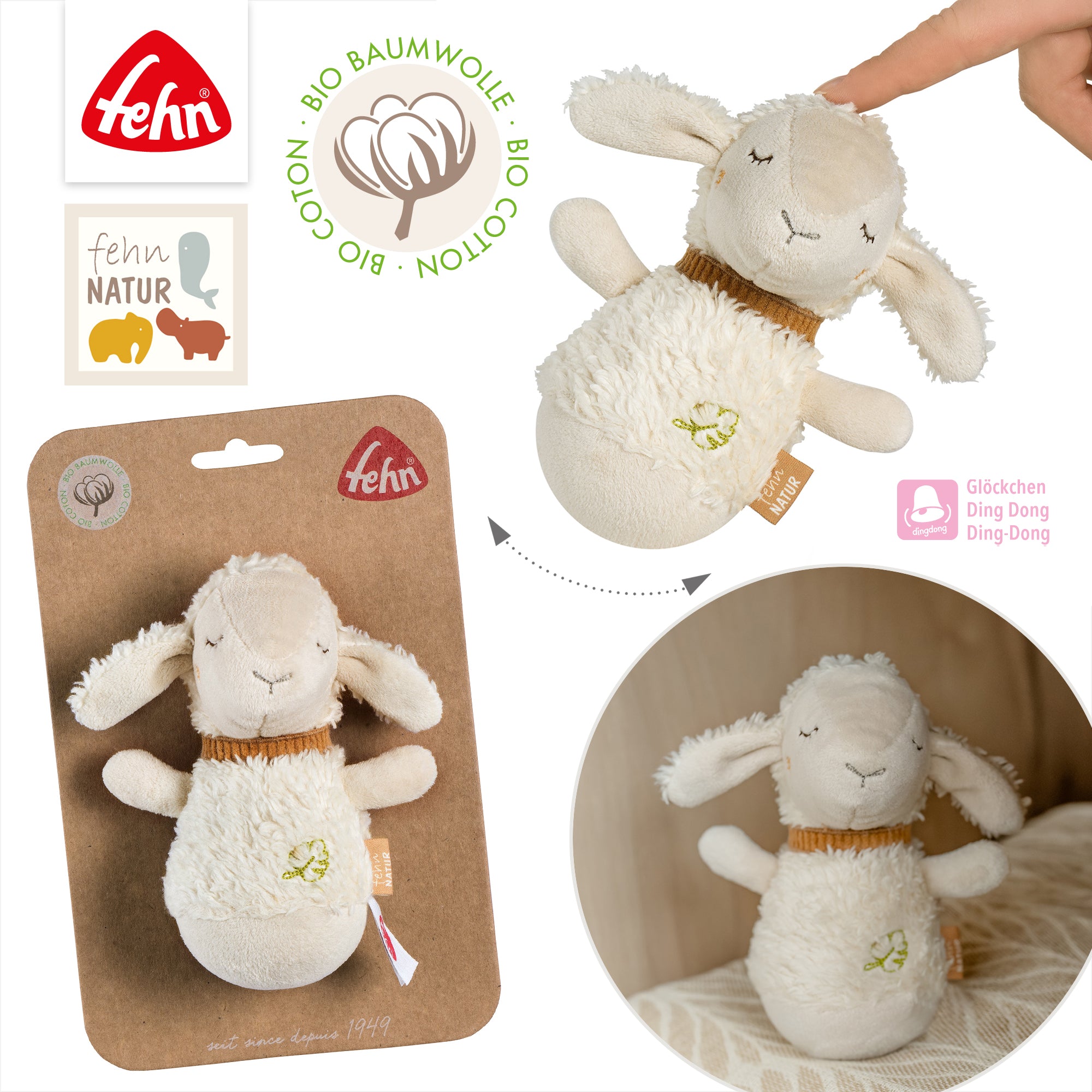 Organic Mini Roly Poly Sheep