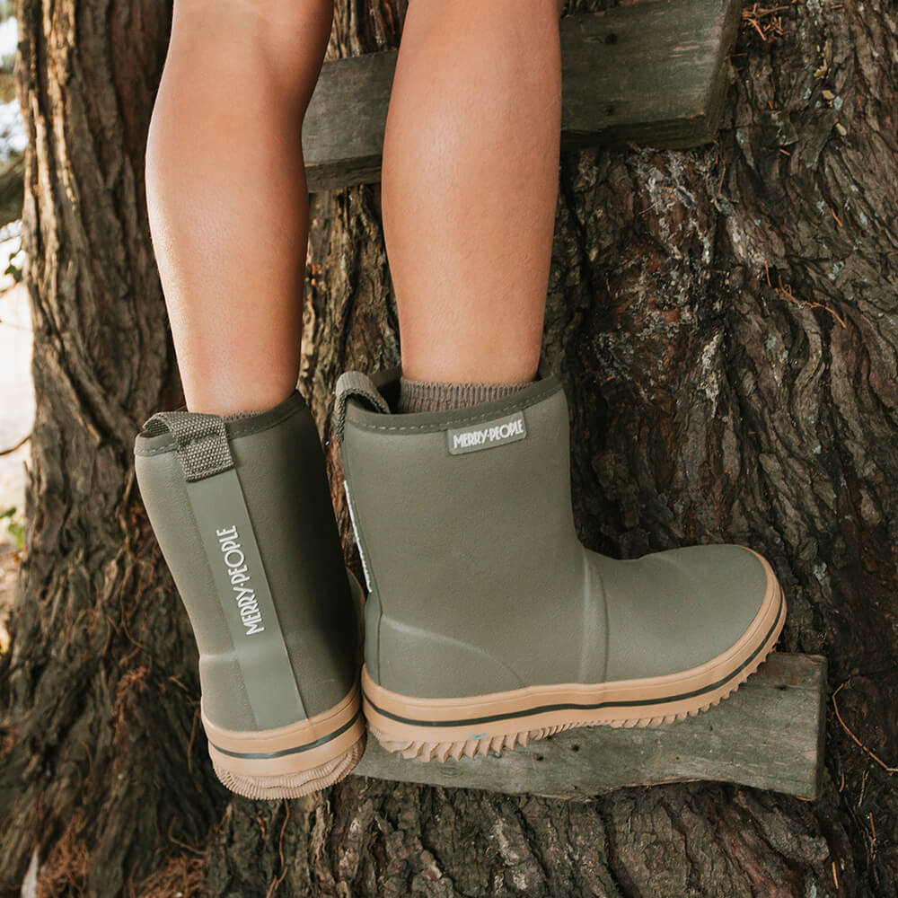 Andie Kids Gumboot | Khaki Green
