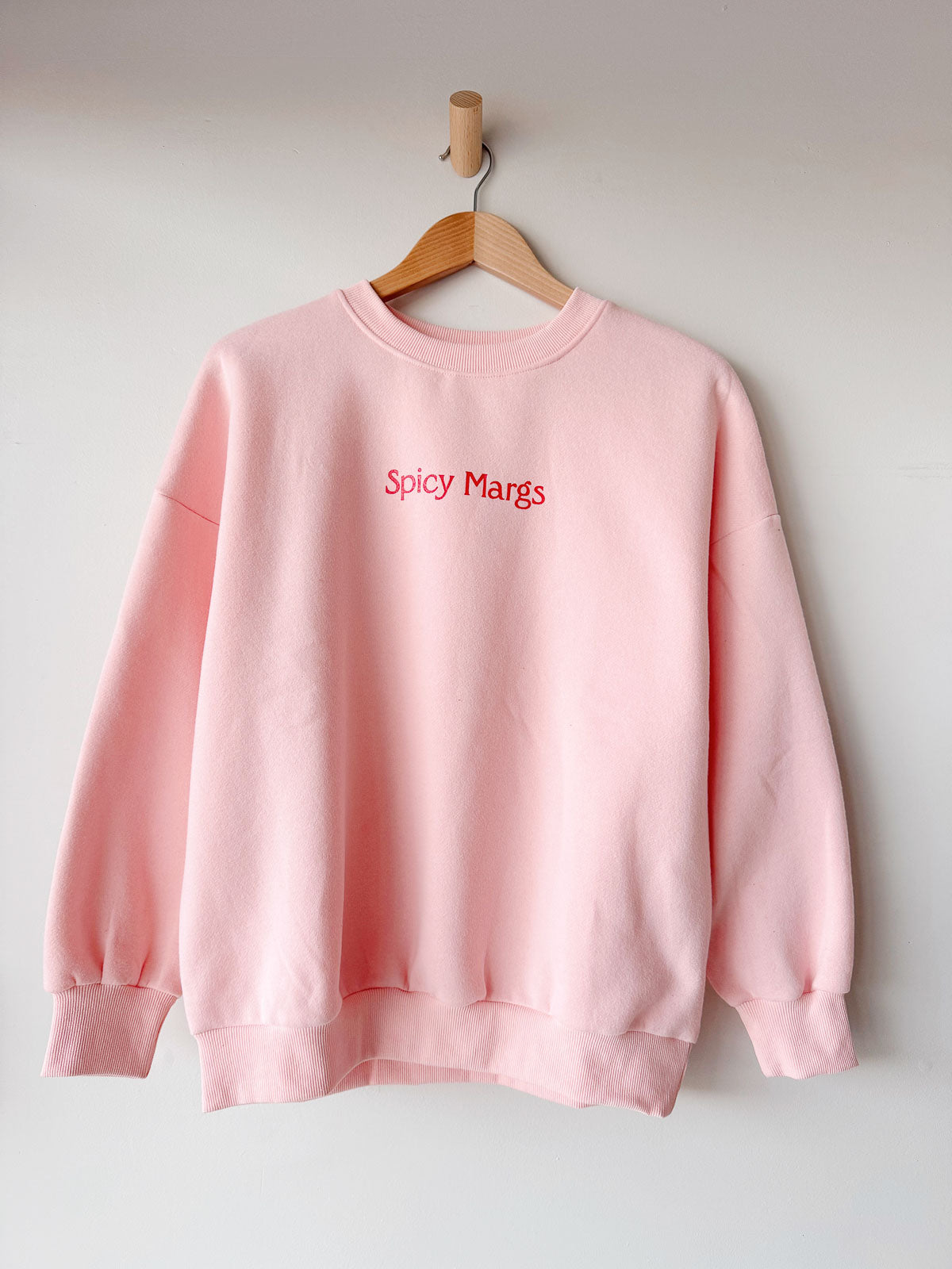 Womens Spicy Margs Sweat | Pink Fleece