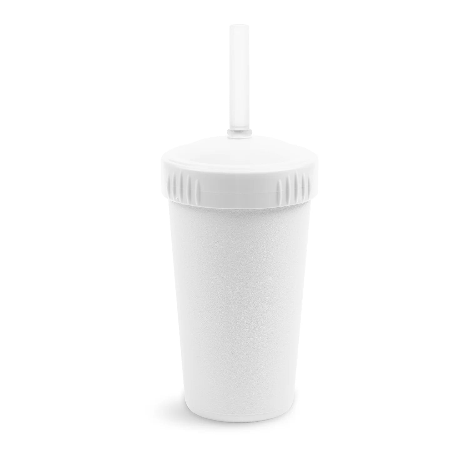 Straw Cup with NEW No-Pull-Out Silicone Straw