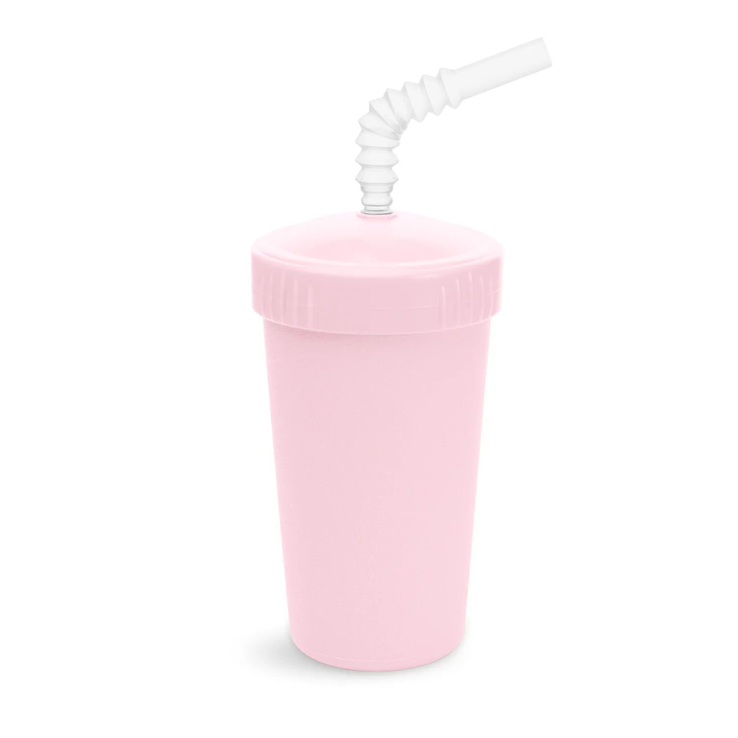 Straw Cup with NEW No-Pull-Out Silicone Straw