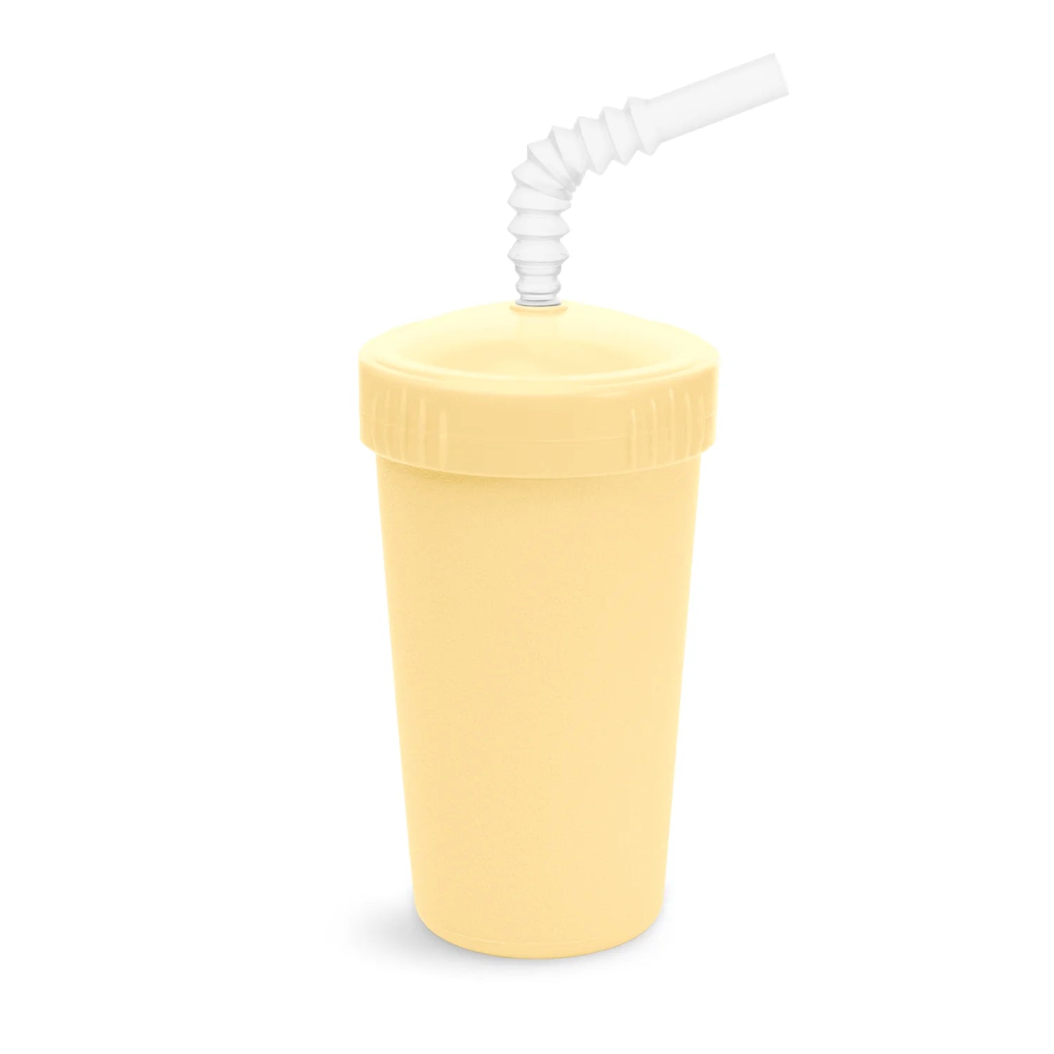 Straw Cup with NEW No-Pull-Out Silicone Straw