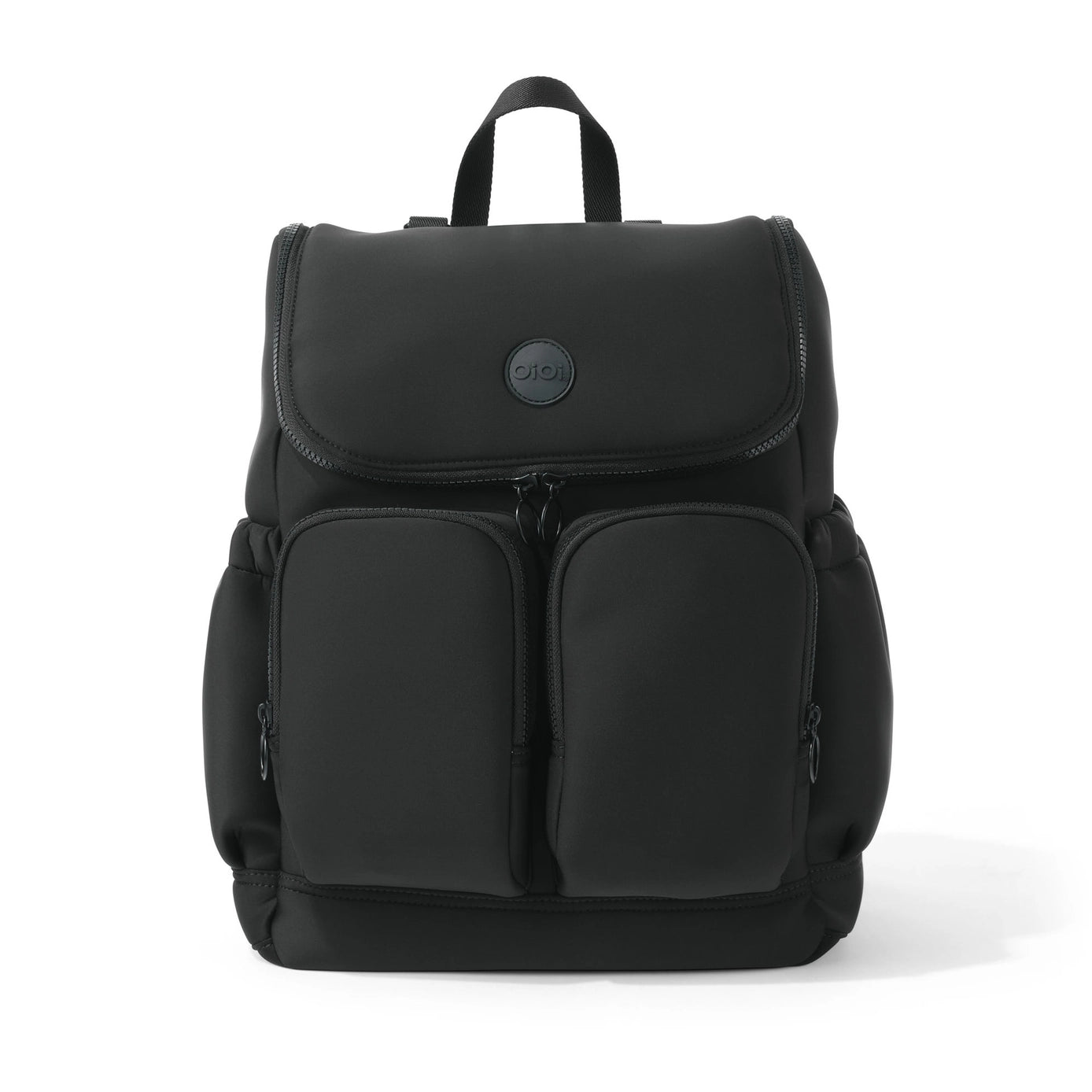 Nappy Backpack l Black Neoprene