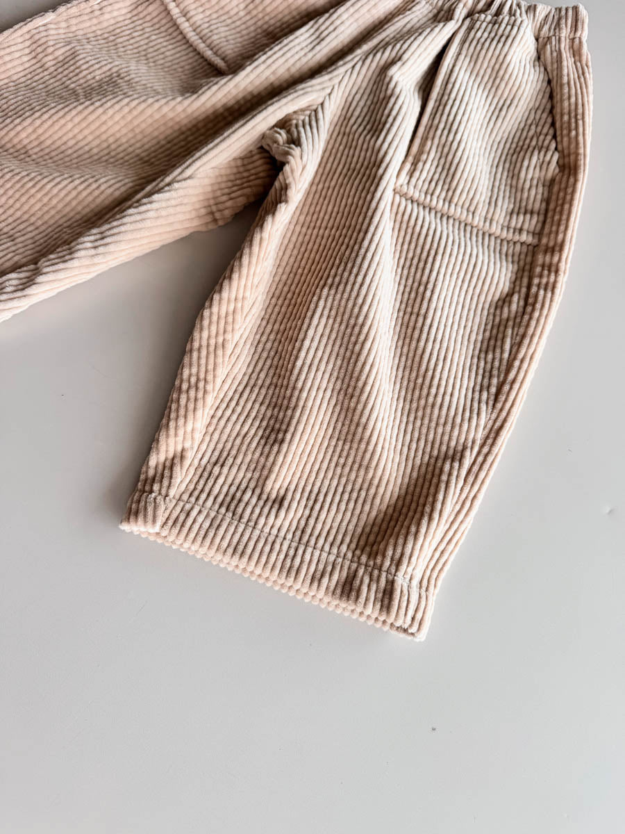 Cotton Corduroy Pants | Wheat