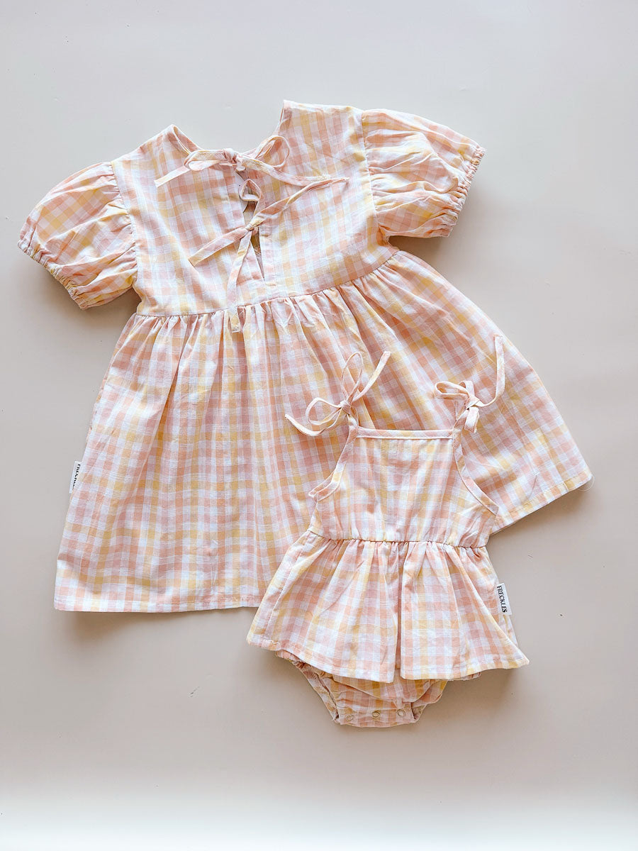 Pippa Cotton Sundress | Sorbet Gingham