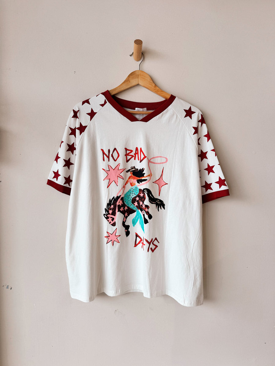 Womens SS Tee | No Bad Days White