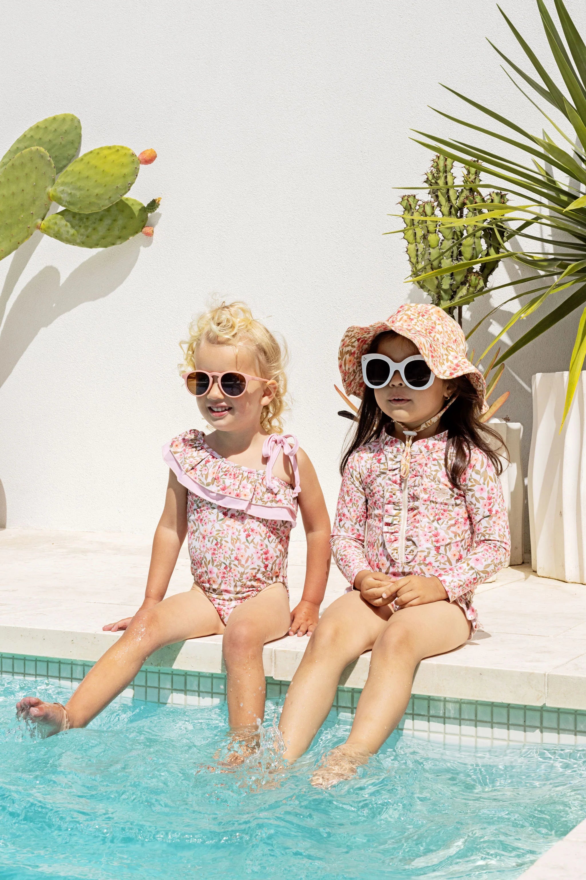 SPRING BLOSSOM RASHIE Swimsuit UPF50+