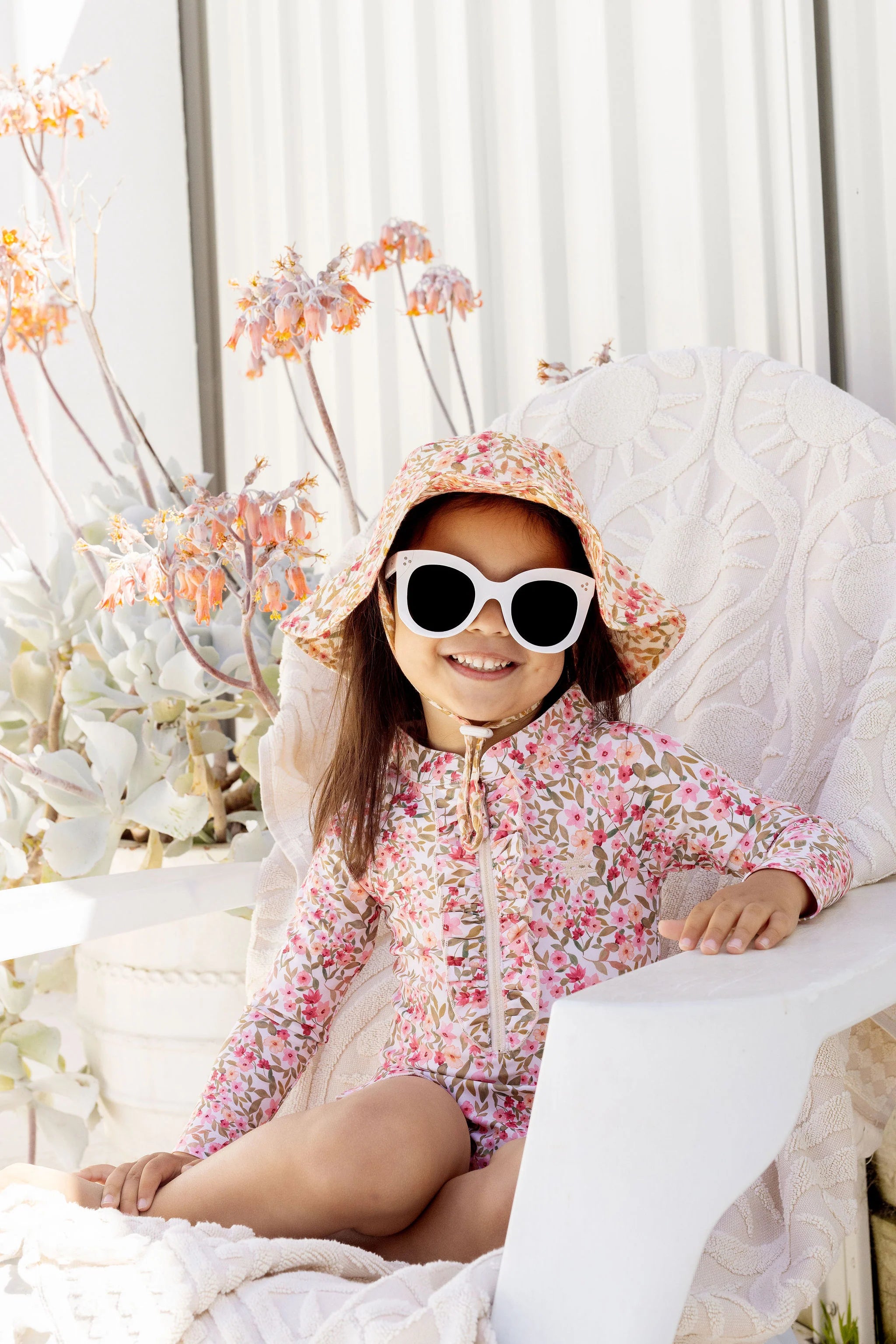 SPRING BLOSSOM RASHIE Swimsuit UPF50+