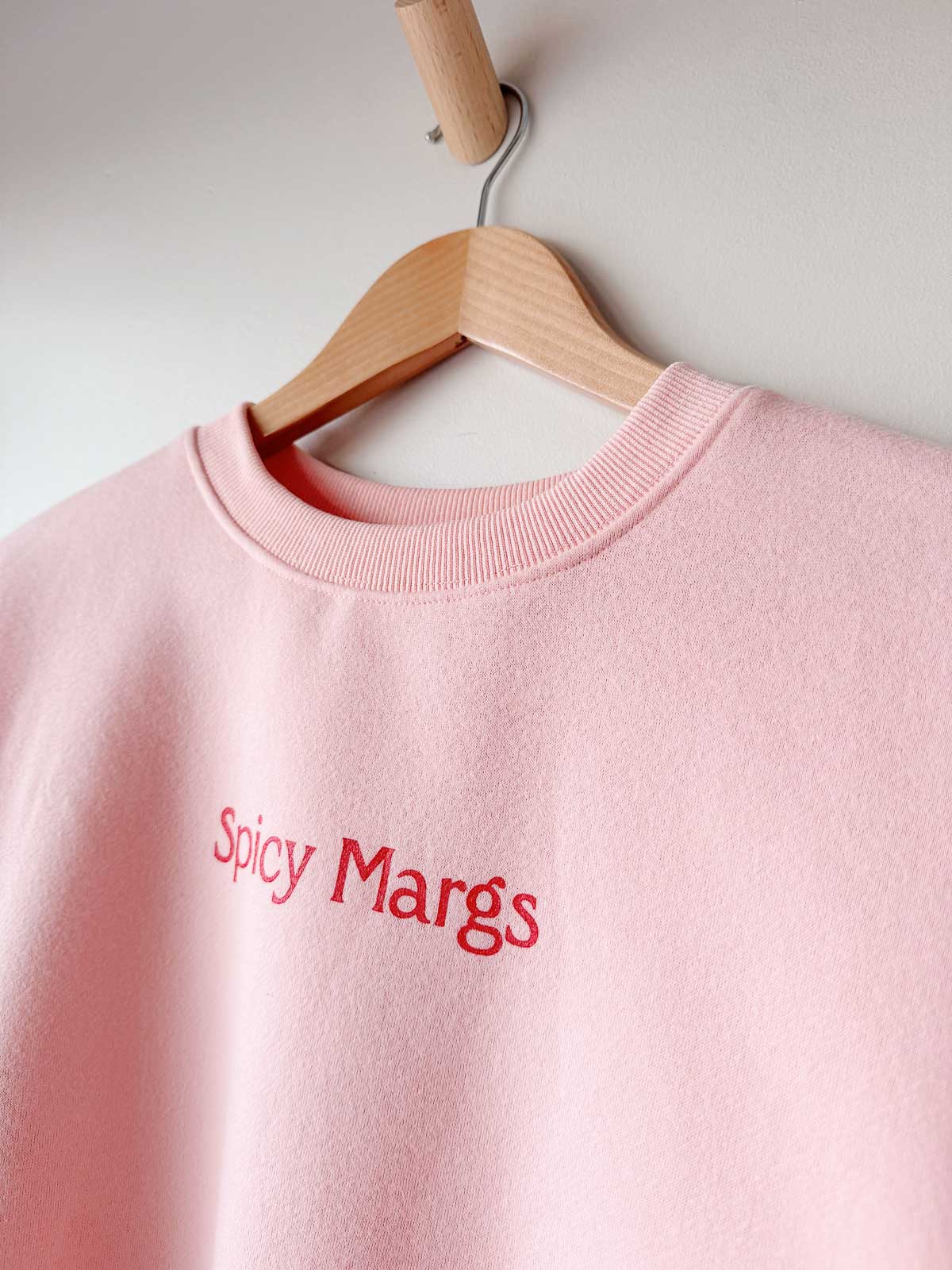 Womens Spicy Margs Sweat | Pink Fleece