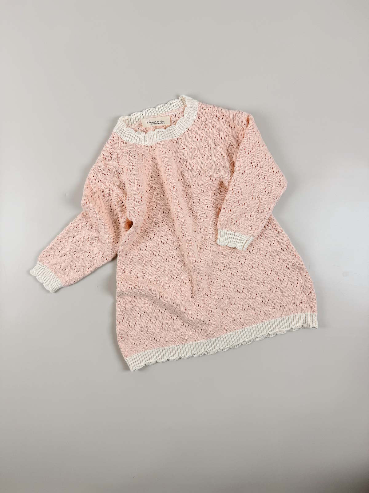 Mila Scollop Dress | Blossom Cream
