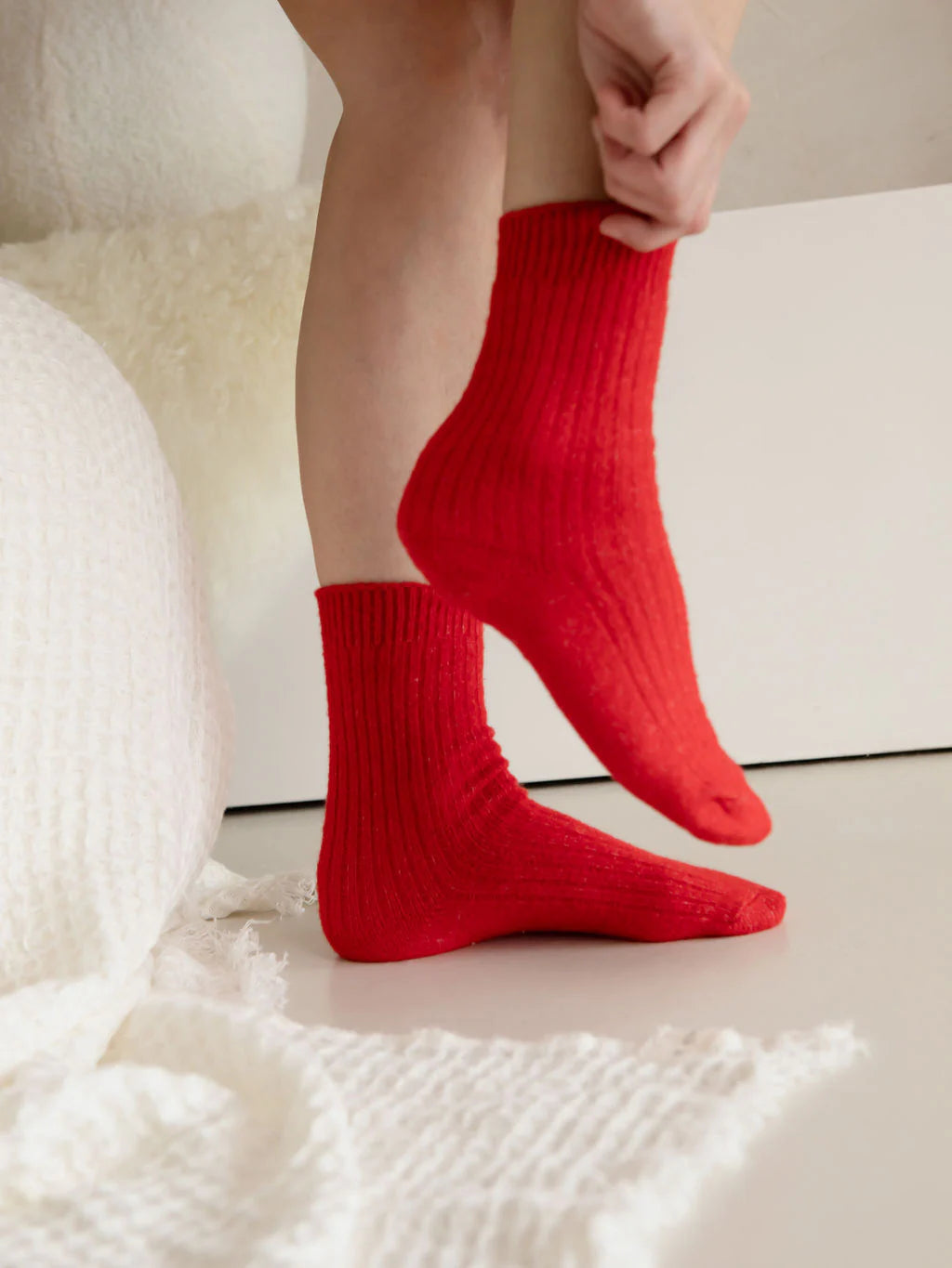 The Comfiest Socks | Red