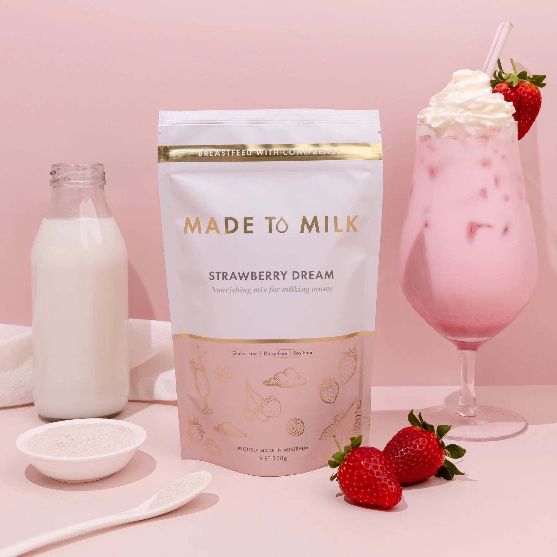 Lactation Powder | Strawberry Dream