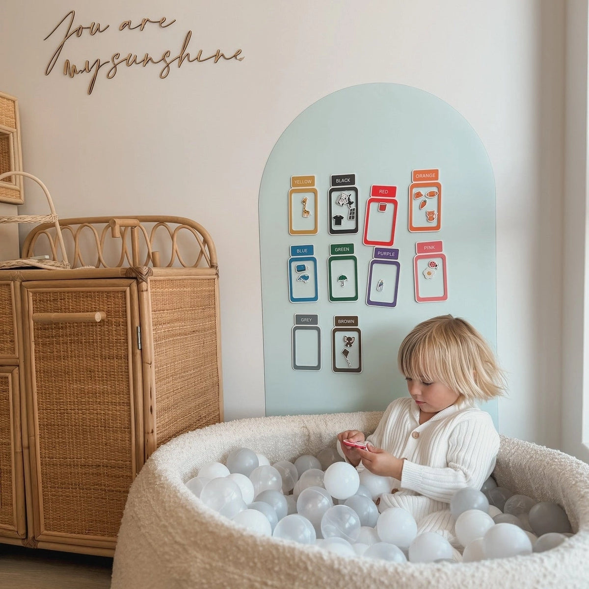 Magnetic PlayWall Decal | Renter Friendly