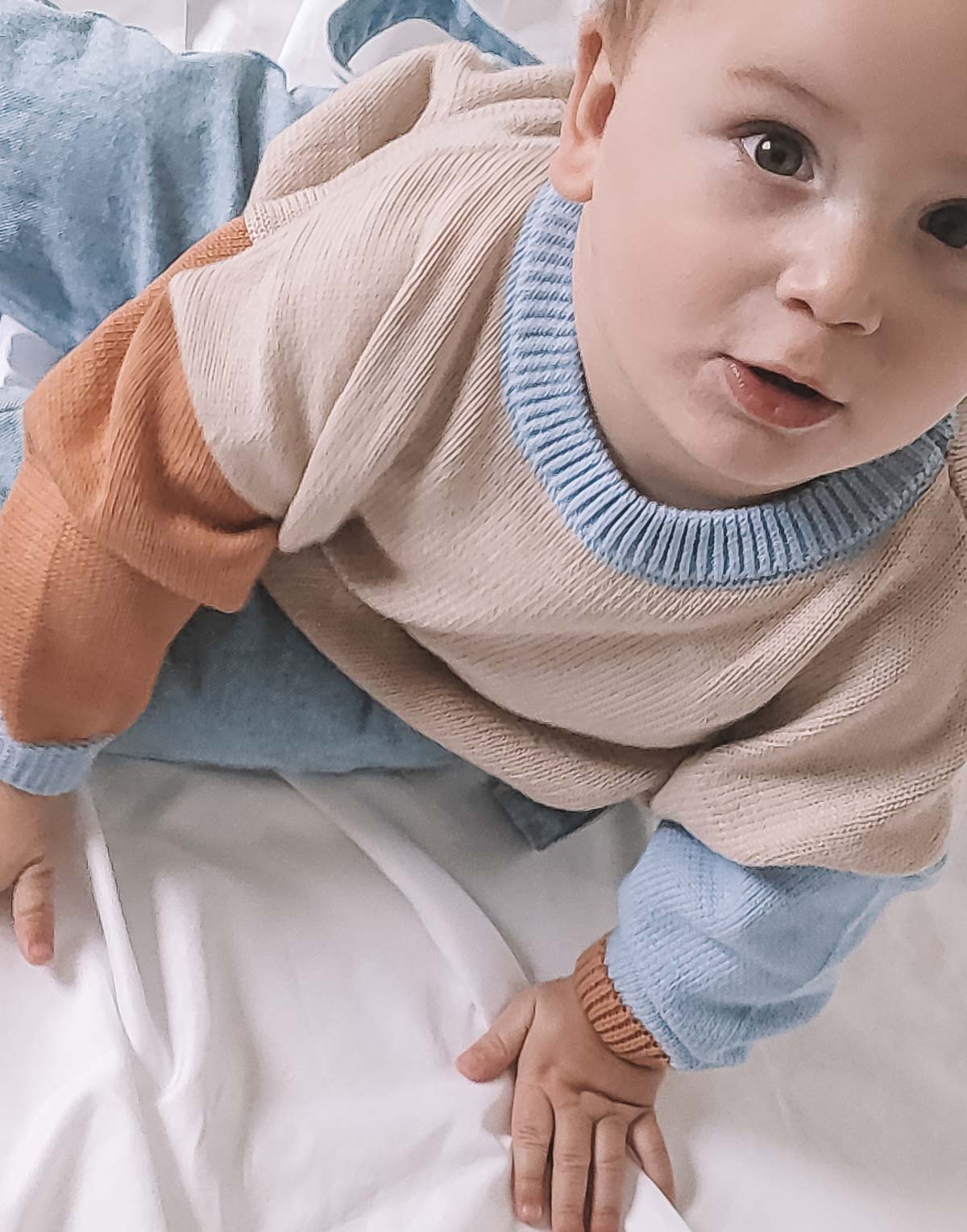 Oakley Unisex Cotton Sweater | Earth Colourblock