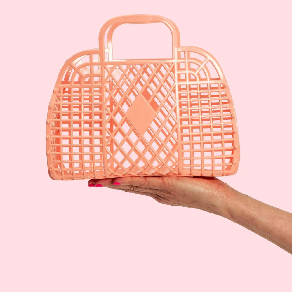 Sun Jellies Retro Basket | Assorted Colours | Small