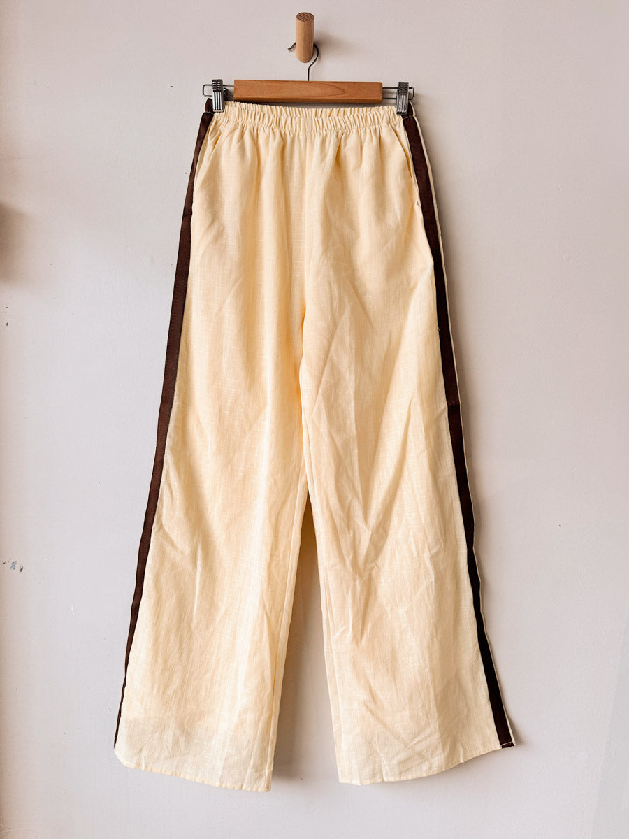 Women's Pants | Yellow Choc Race Stripe