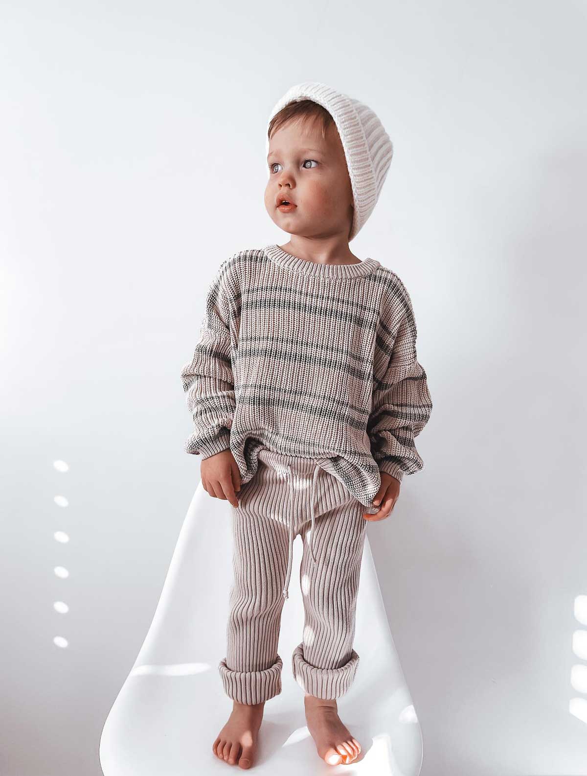 Thick cotton ribbed Pants
