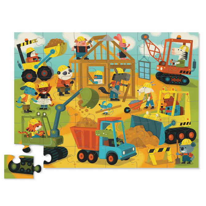 Classic Floor Puzzle 36 pc | Busy Builders