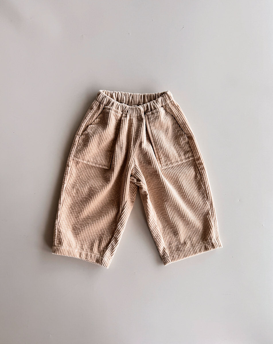 Cotton Corduroy Pants | Wheat