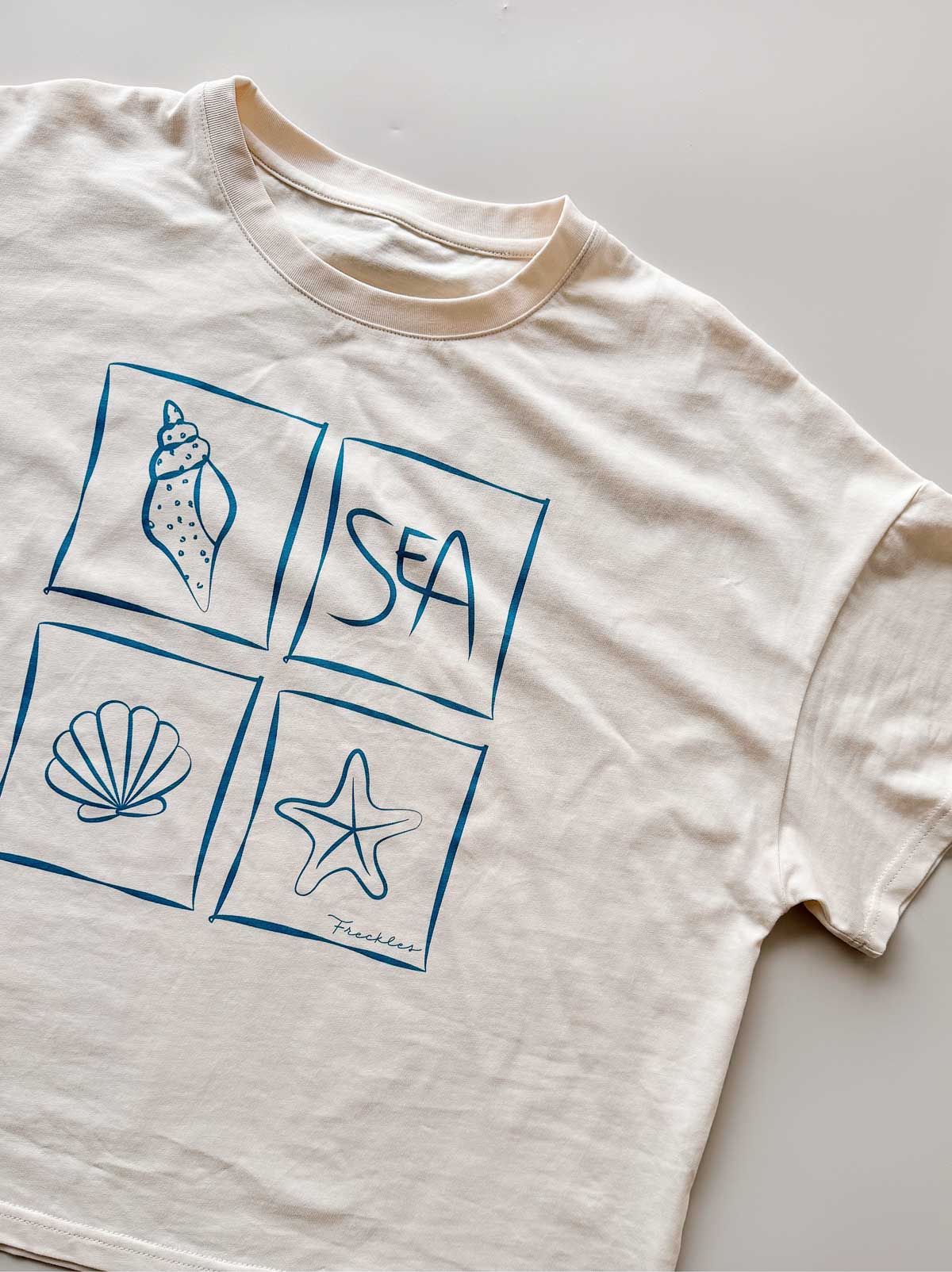 Sea Day Cotton Jersey Tee | Womens
