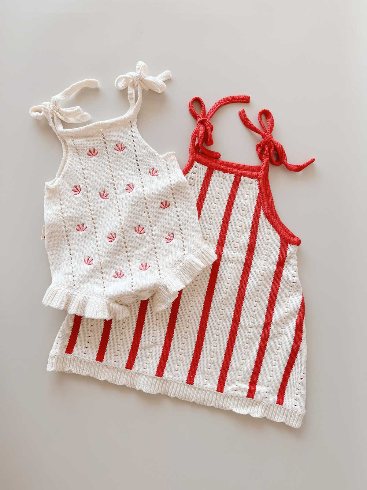 Shelly Frill Cotton Romper
