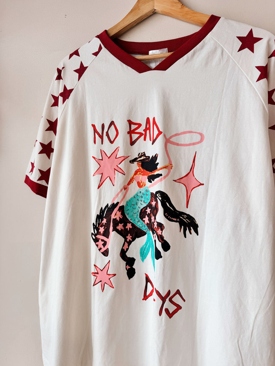 Womens SS Tee | No Bad Days White