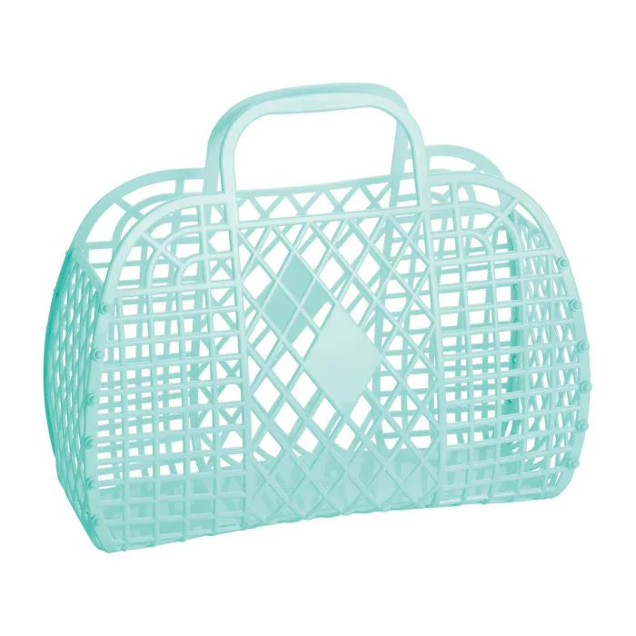 Sun Jellies Retro Basket | Assorted Colours | Large