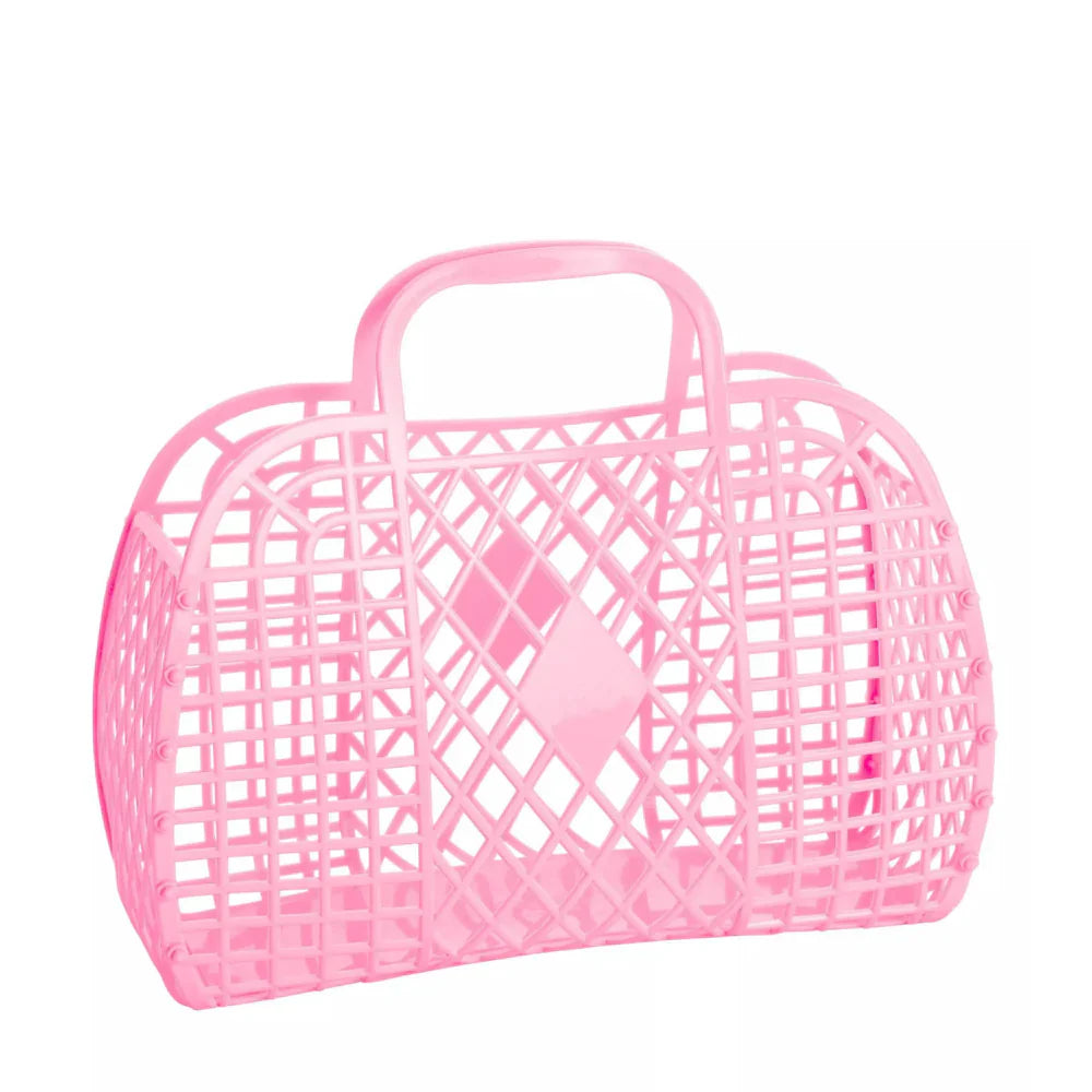 Sun Jellies Retro Basket | Assorted Colours | Large