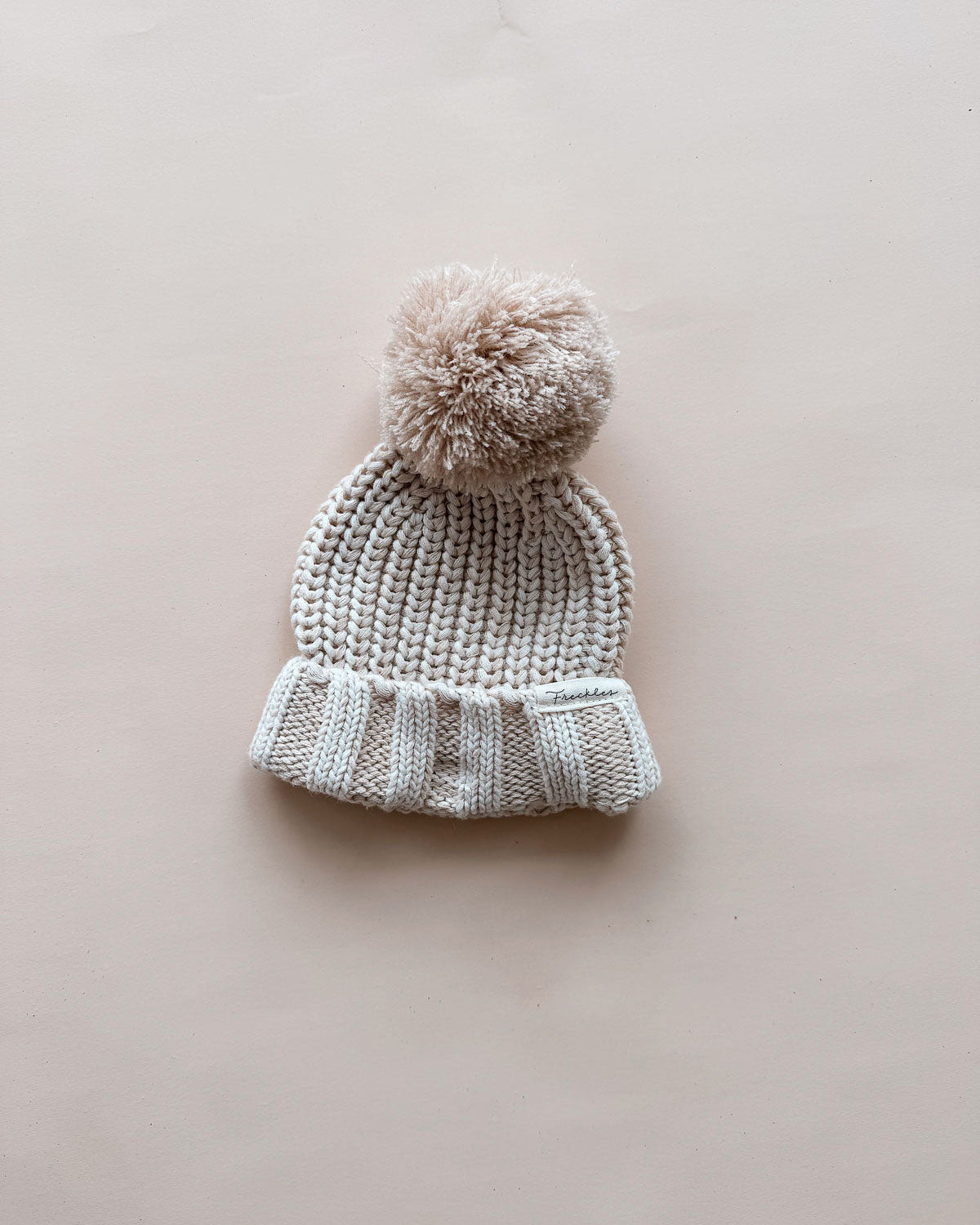 Chunky Cotton Beanie | Oat