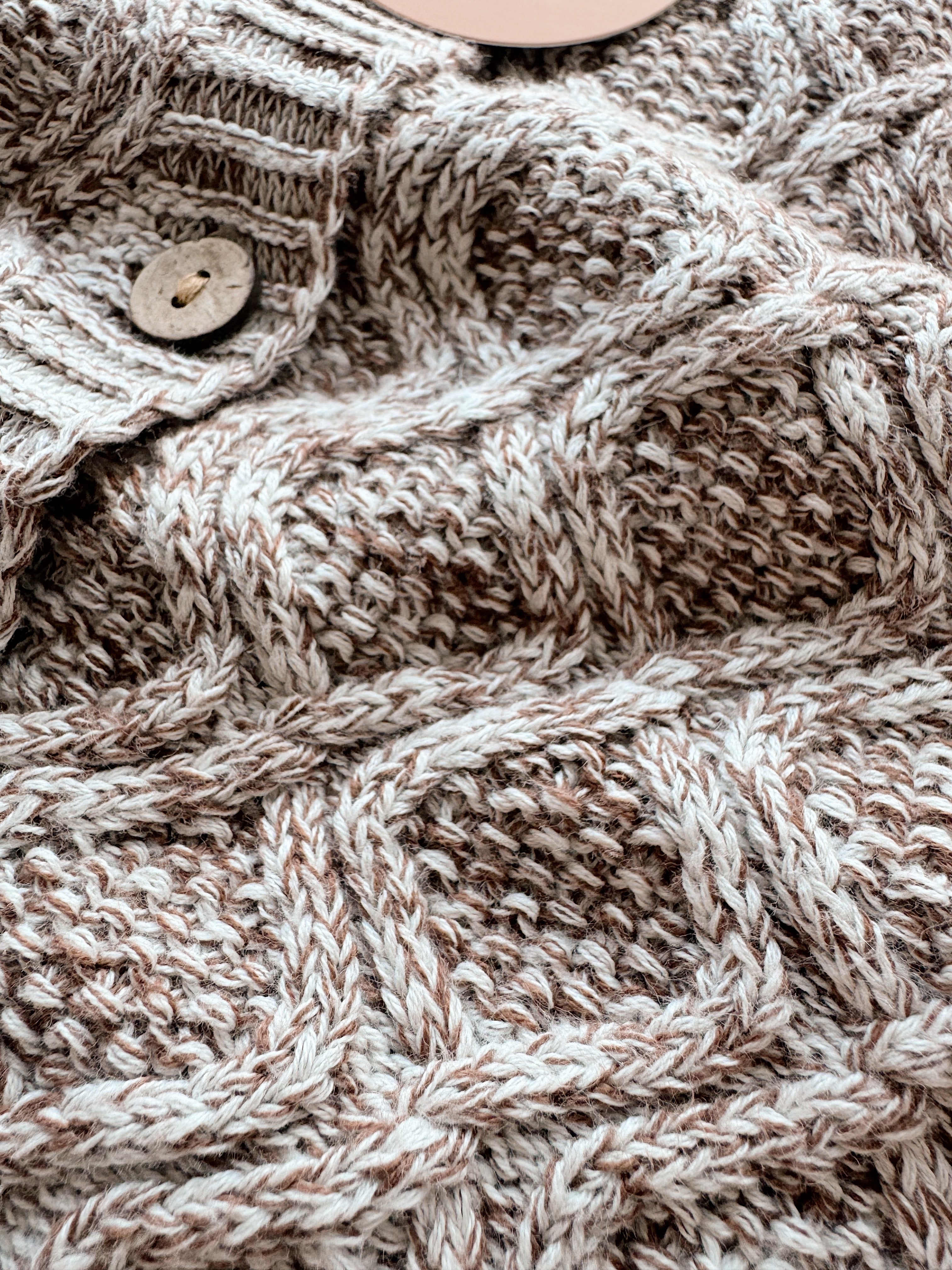 Adults Alex Knit Cardigan | Truffle