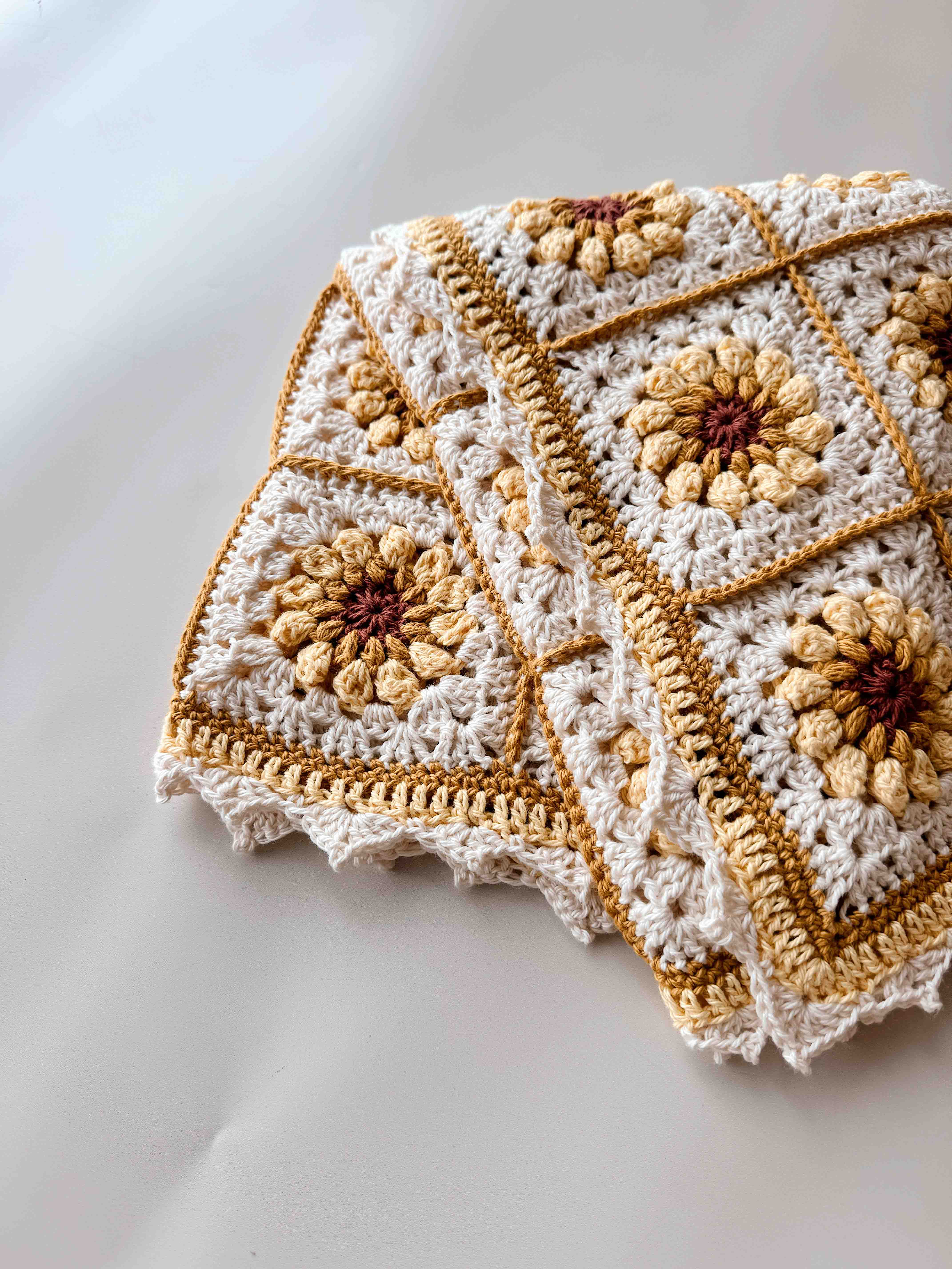 Pre-Order Keepsake Hand Crochet Blanket | Sunflower