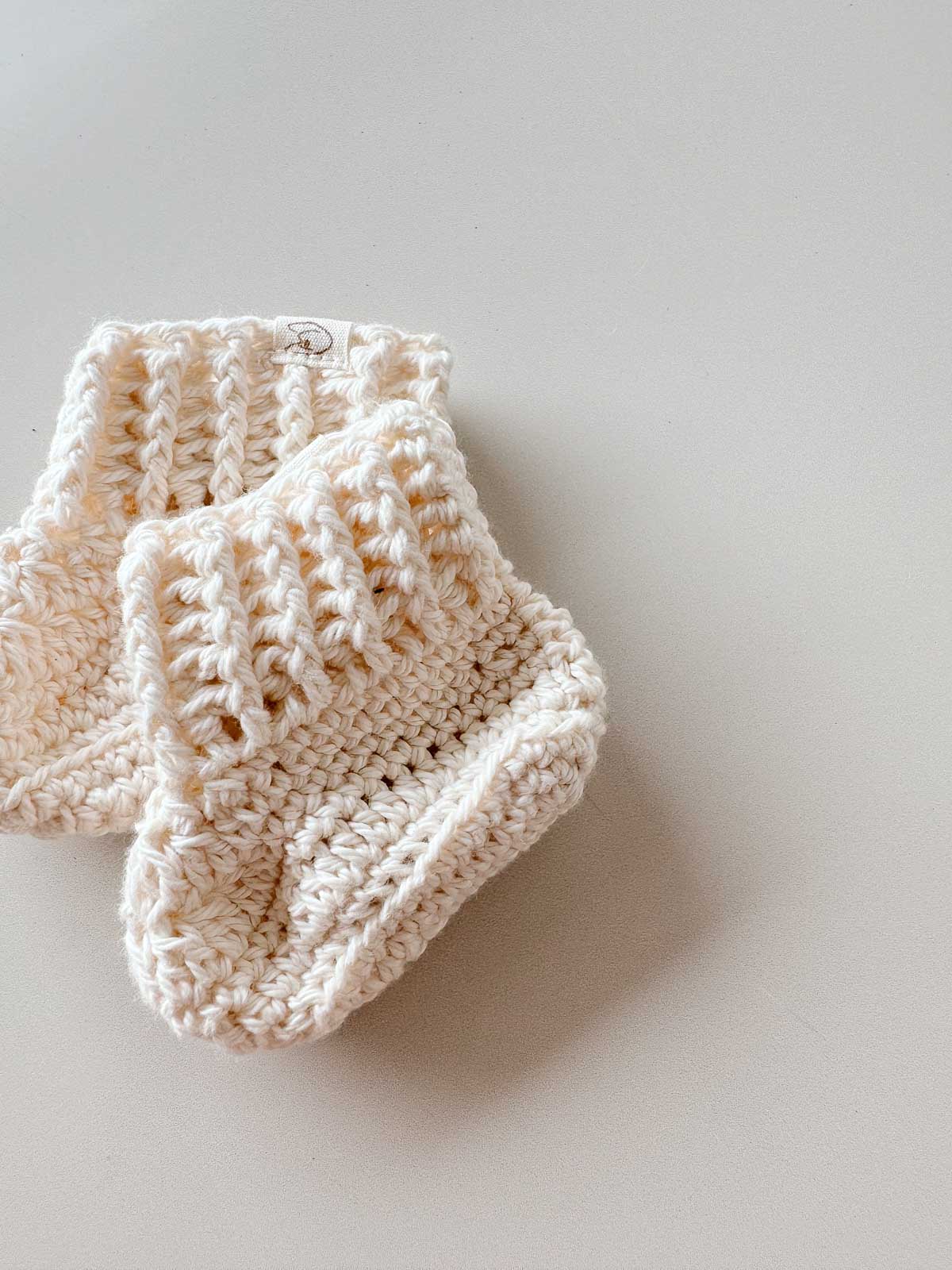 Keepsake Hand Crochet NB Booties