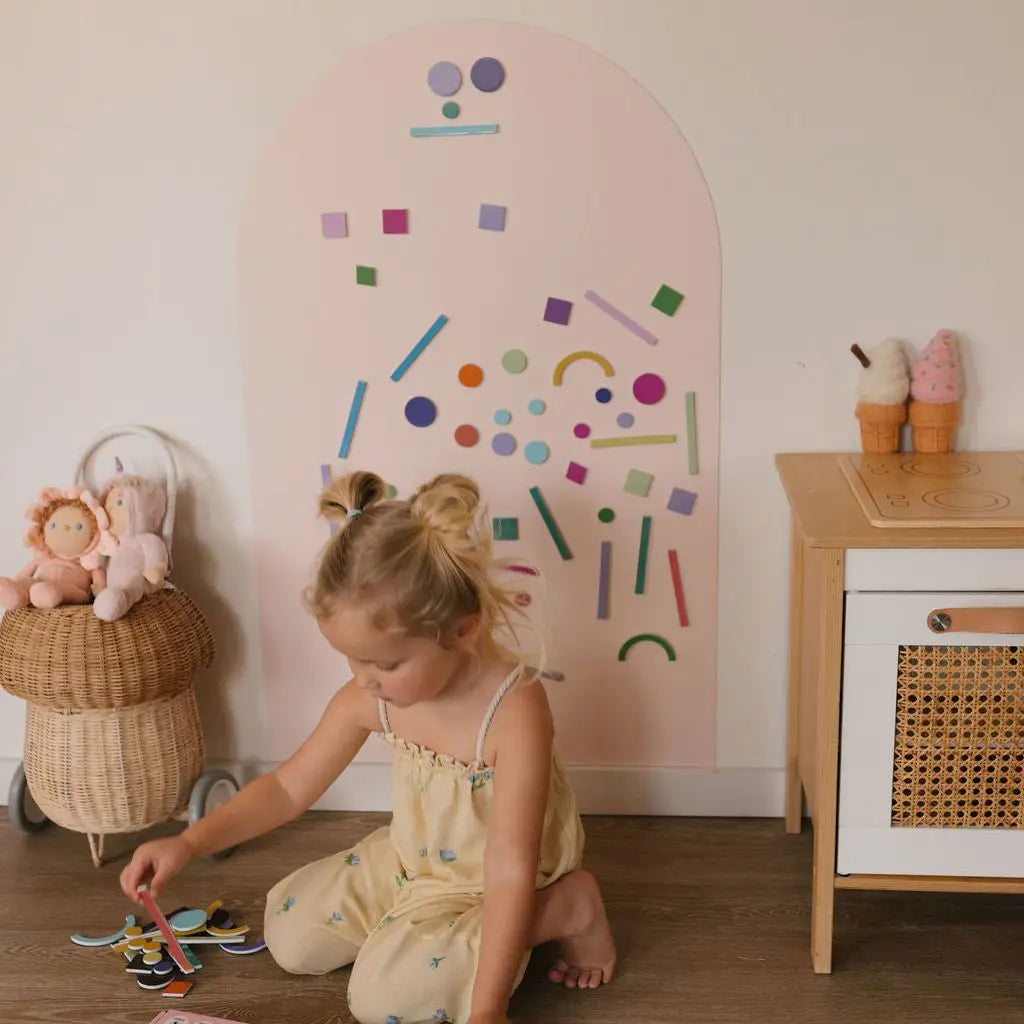 Magnetic PlayWall Decal | Renter Friendly
