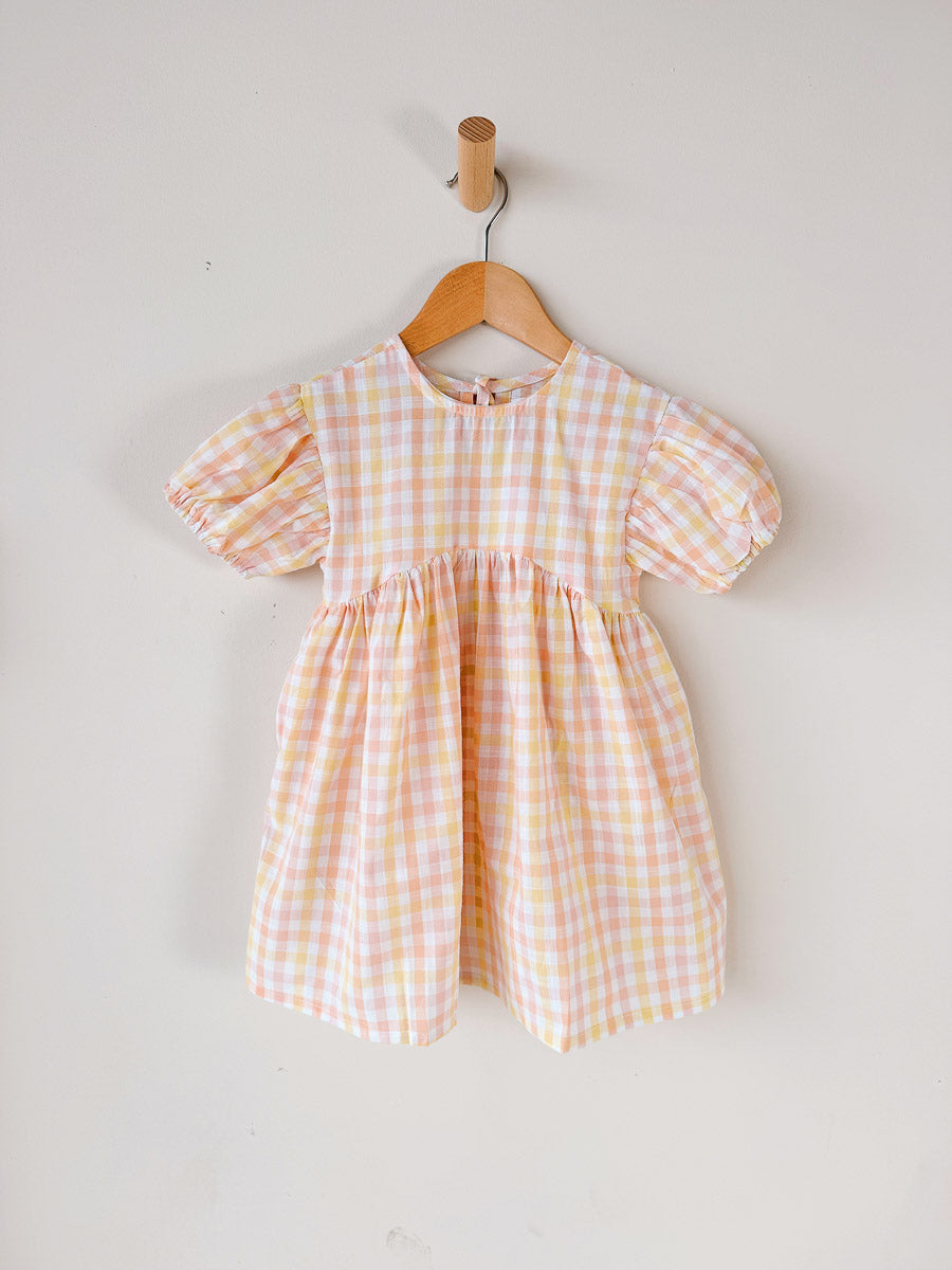 Pippa Cotton Sundress | Sorbet Gingham