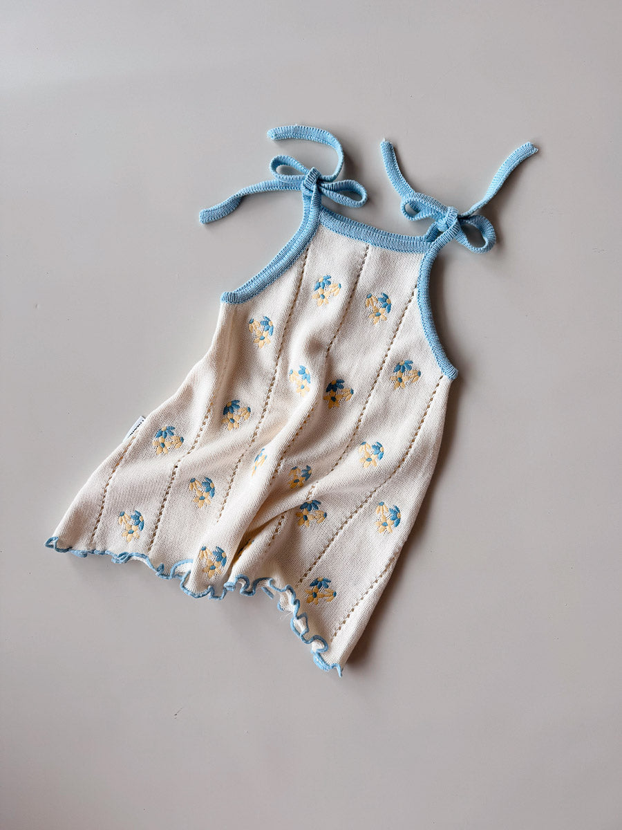 Bloom Pointelle Tie Dress | Pansy