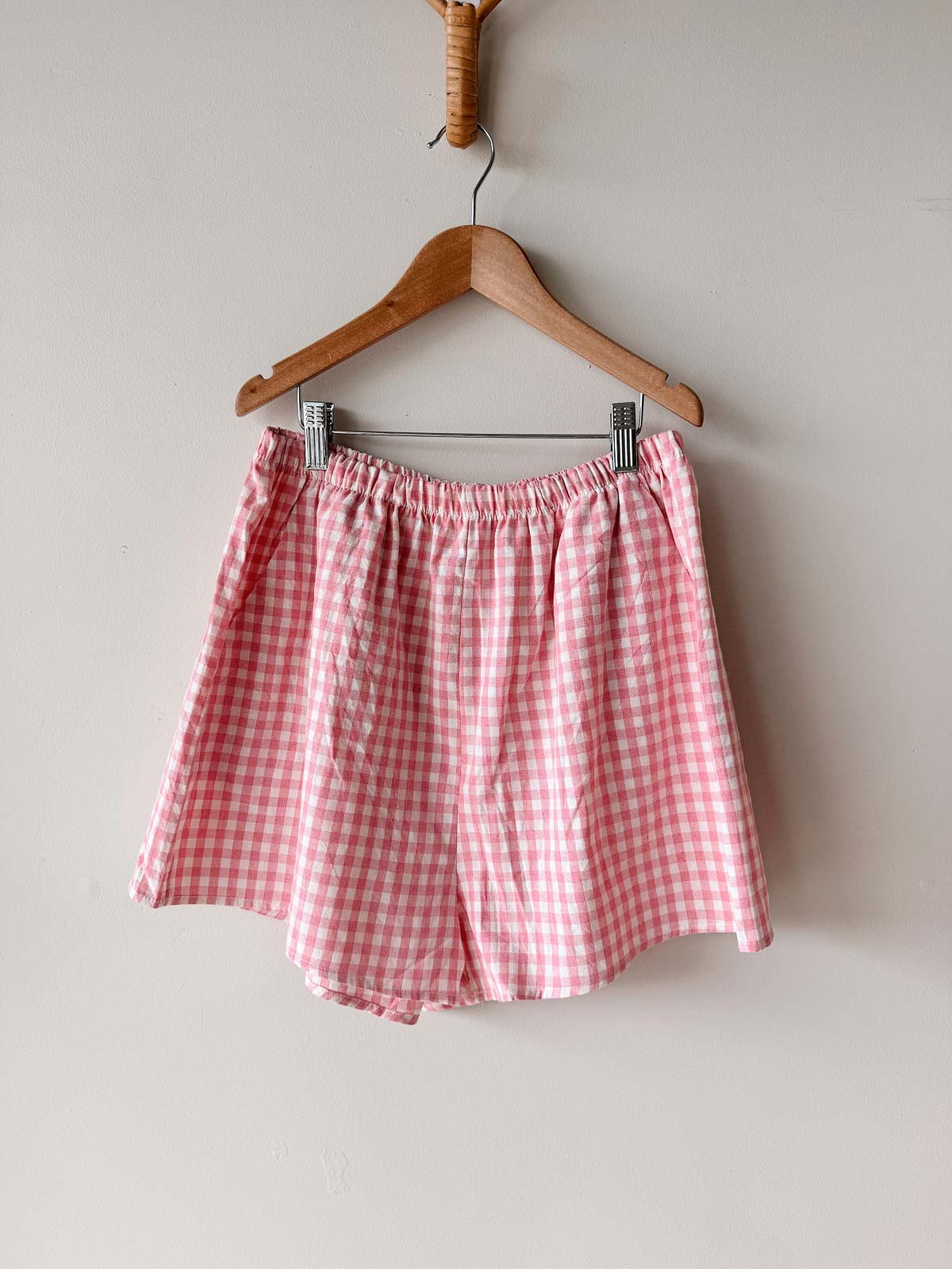 Women's Shorts | Pink Gingham