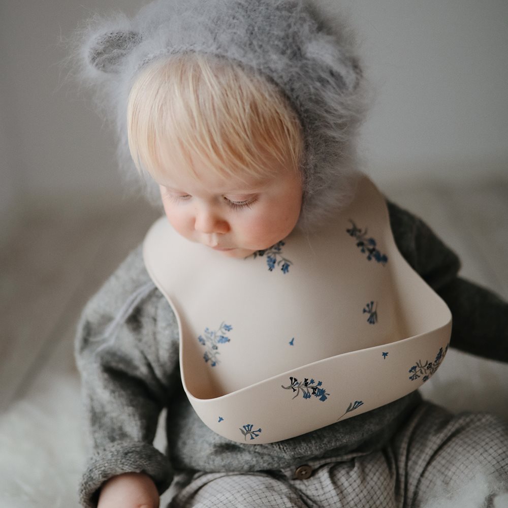Silicon Bib | Lilac Flowers