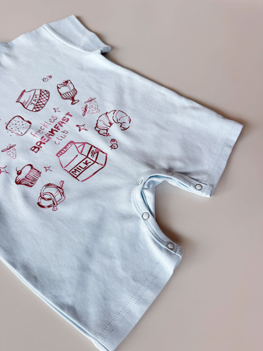PRE-ORDER Breakfast Club Romper | Sky