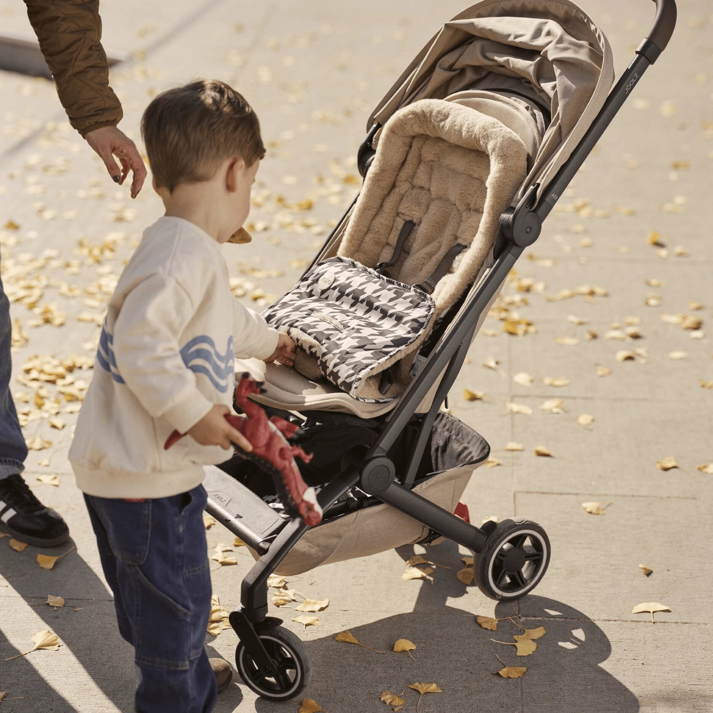 Cozy Fleece Pram Liner | Houndstooth
