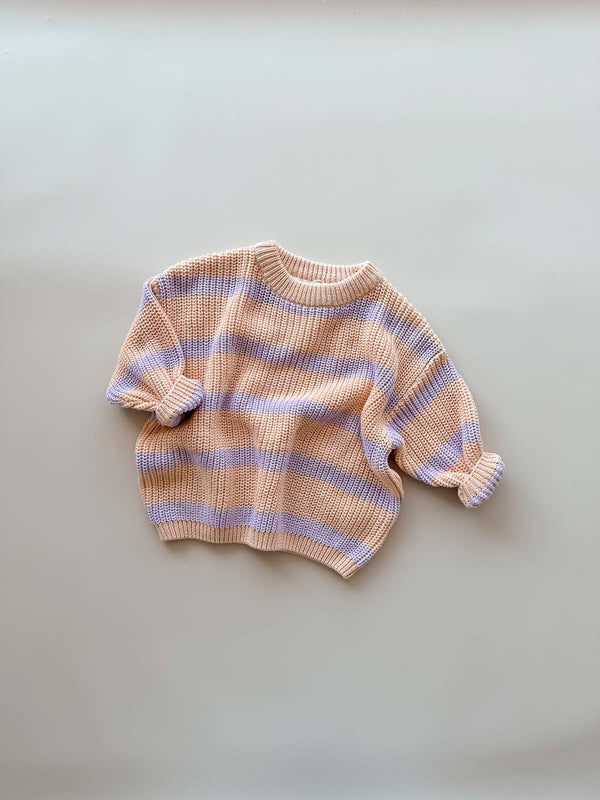 Jamie Unisex Cotton Sweater | Candy Floss