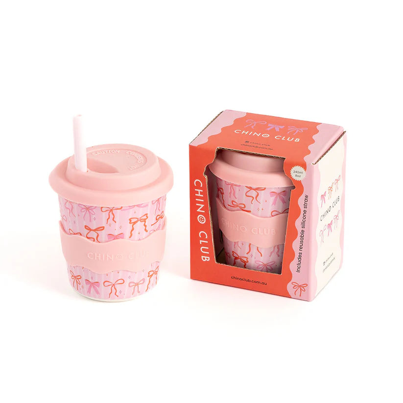 Reuseable Kids Keep Cup 8oz | Bows