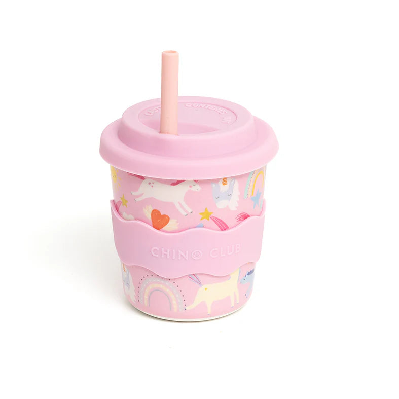 Reuseable Kids Keep Cup 8oz | Pink Unicorn