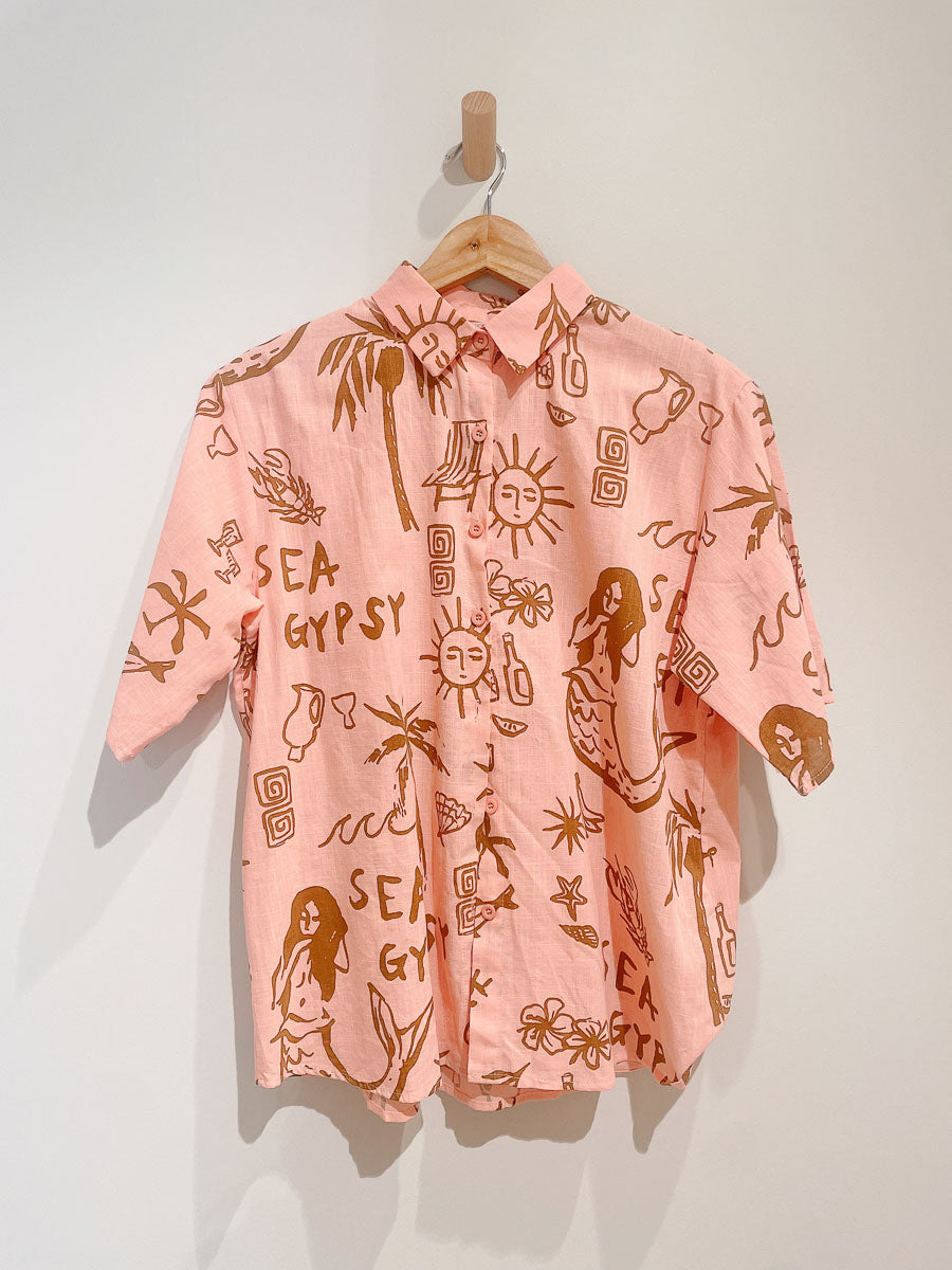 Womens SS Shirt | Sea Gypsy | Peach