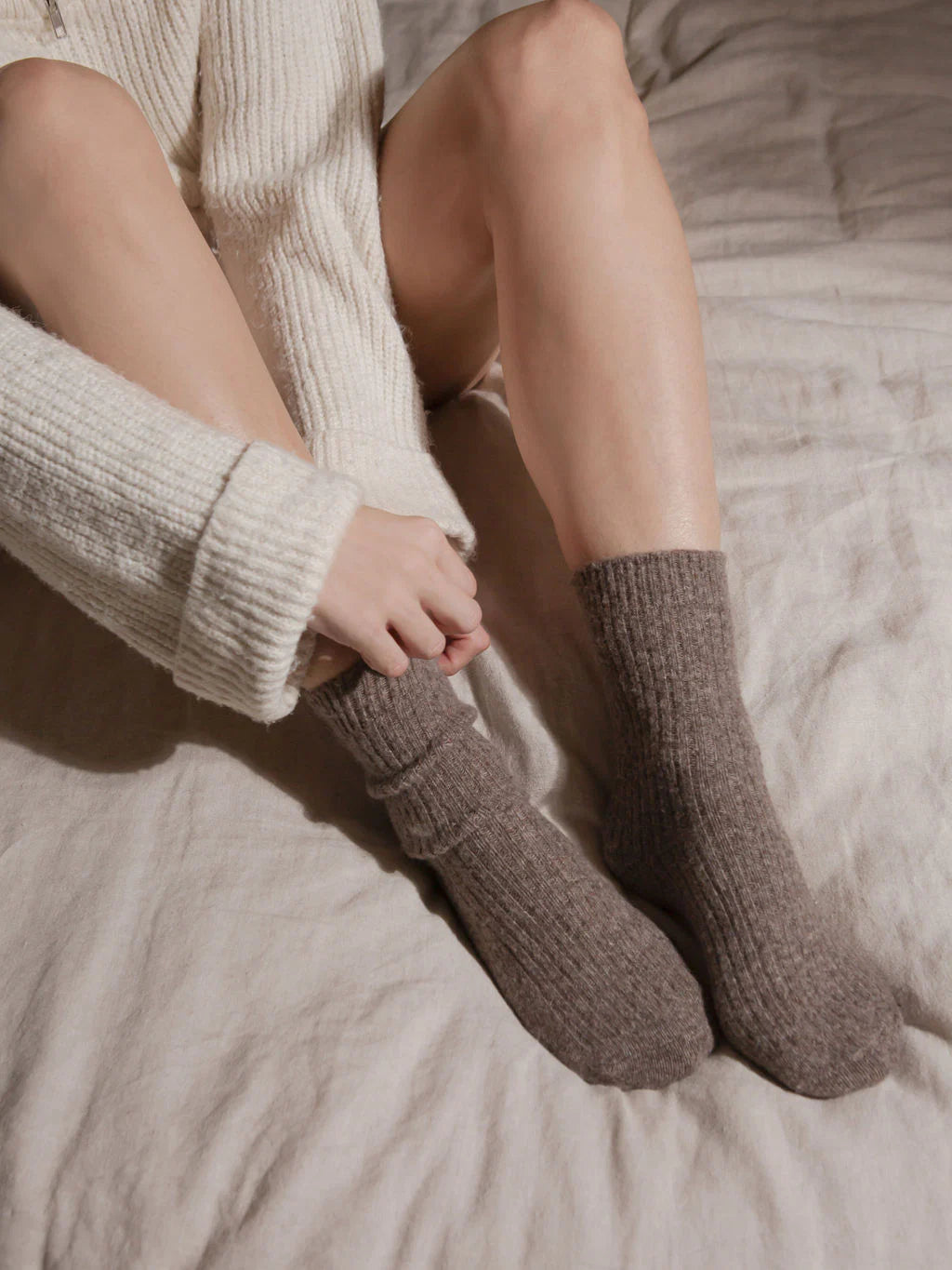 The Comfiest Socks | Light Choccy