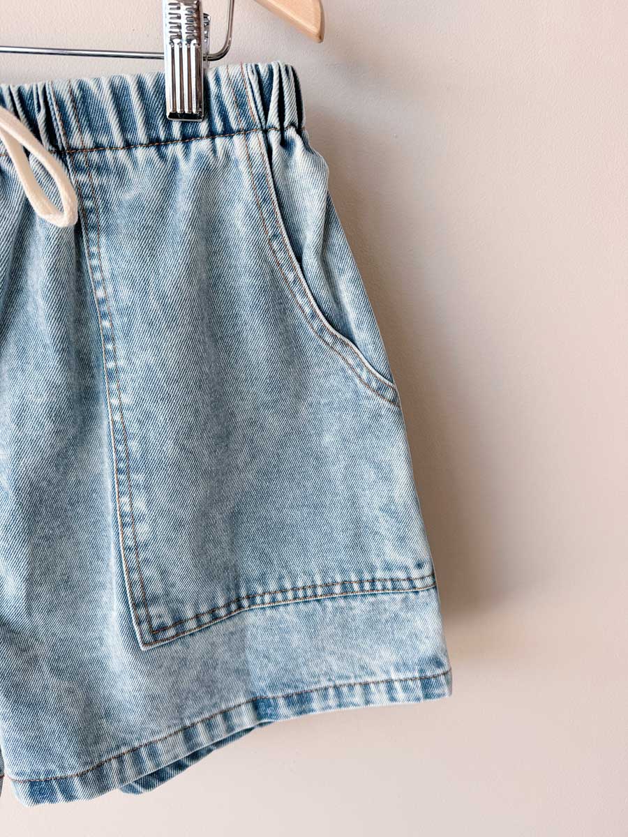 Women's Shorts | Light Wash Denim