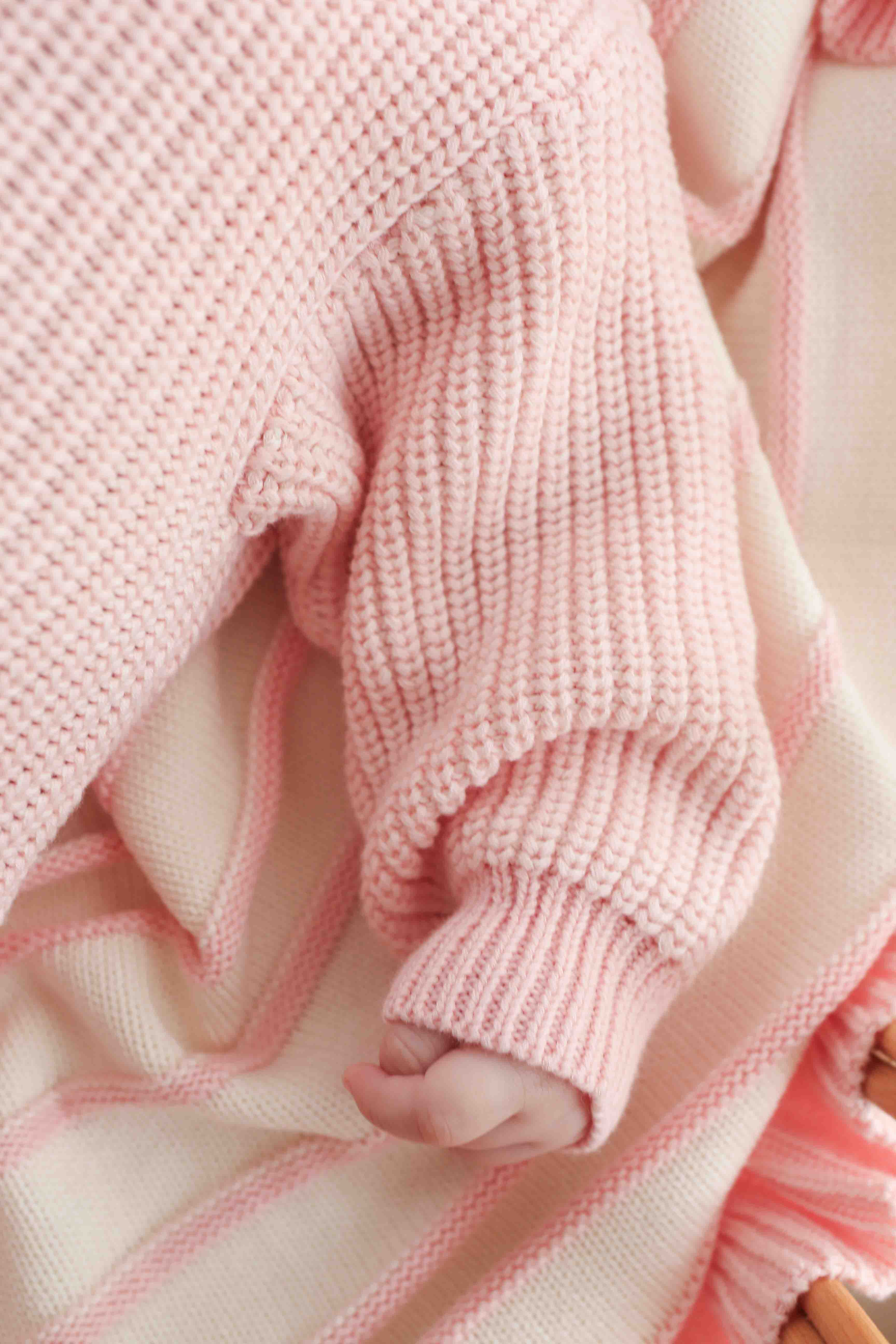 Chunky LS Romper | Sweetpea