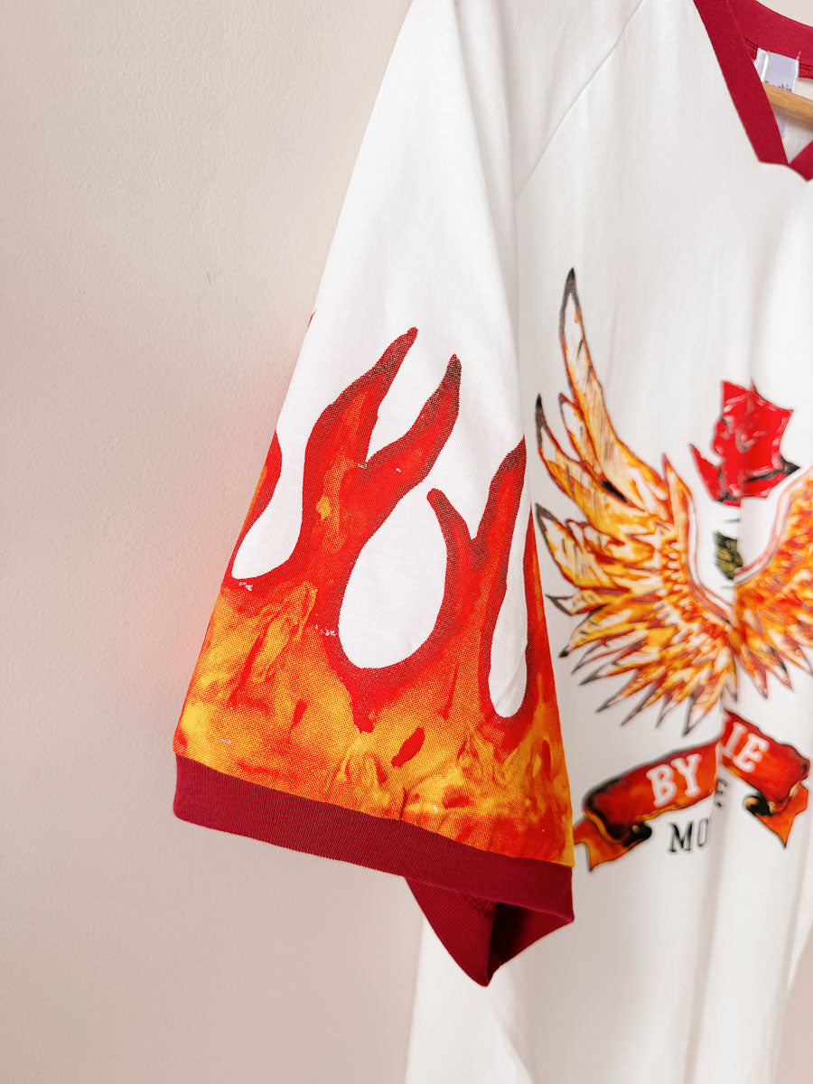 Womens SS Tee | Motorcycle Club White