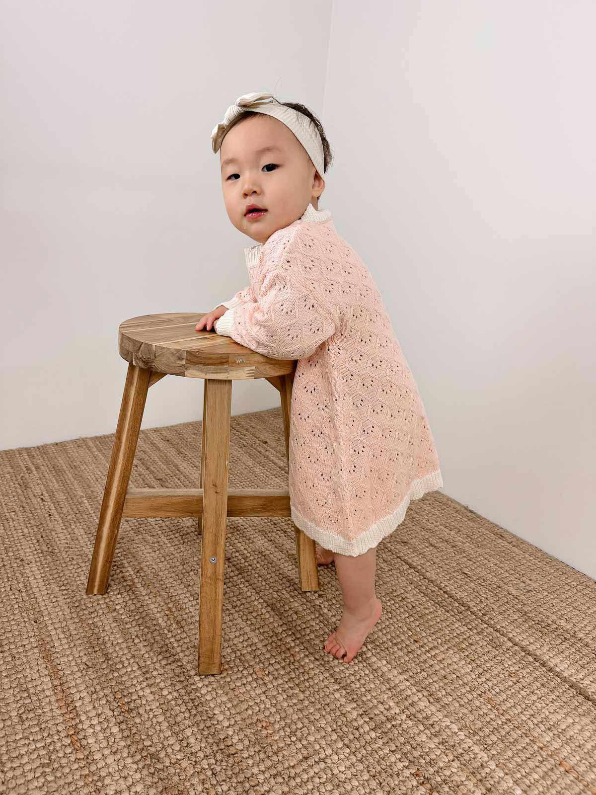 Mila Scollop Dress | Blossom Cream